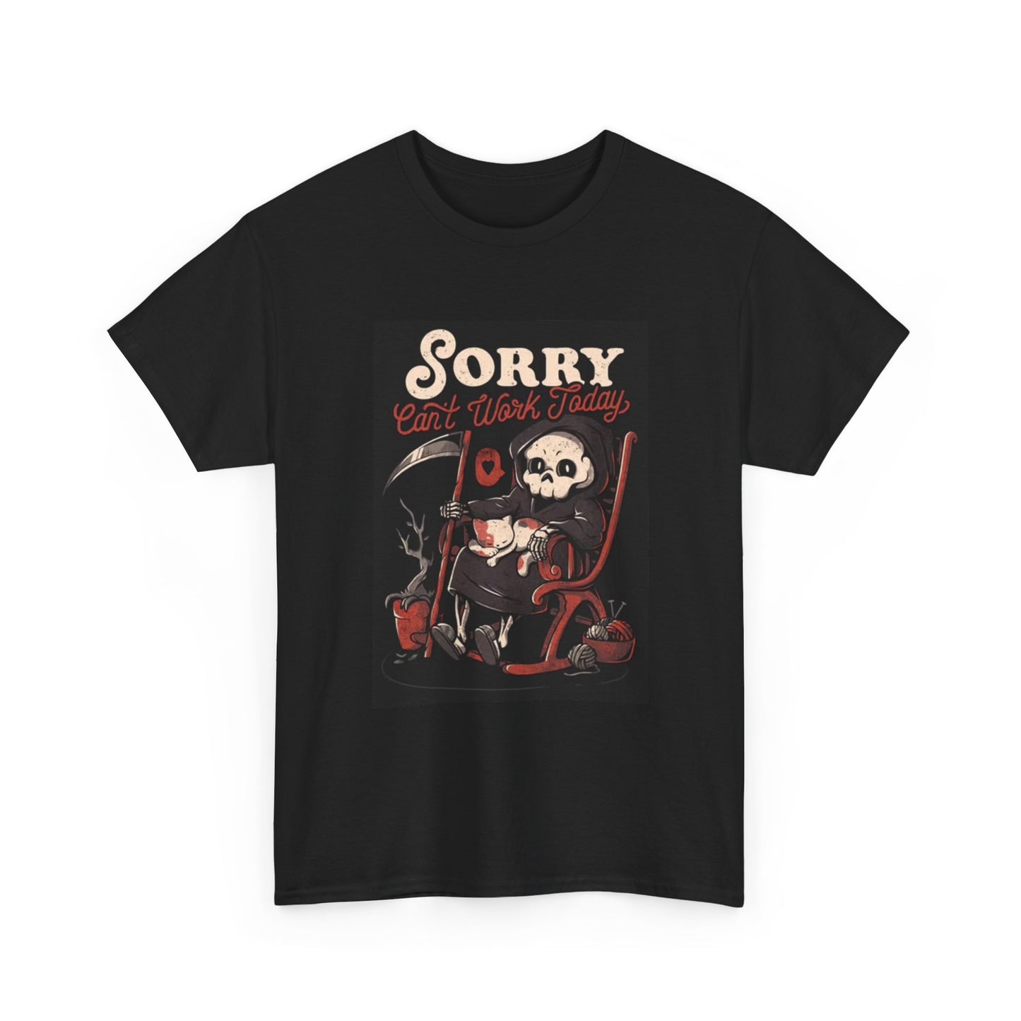 Sorry Cant Work Today Shirt Funny graphic Unisex Heavy Cotton Tee