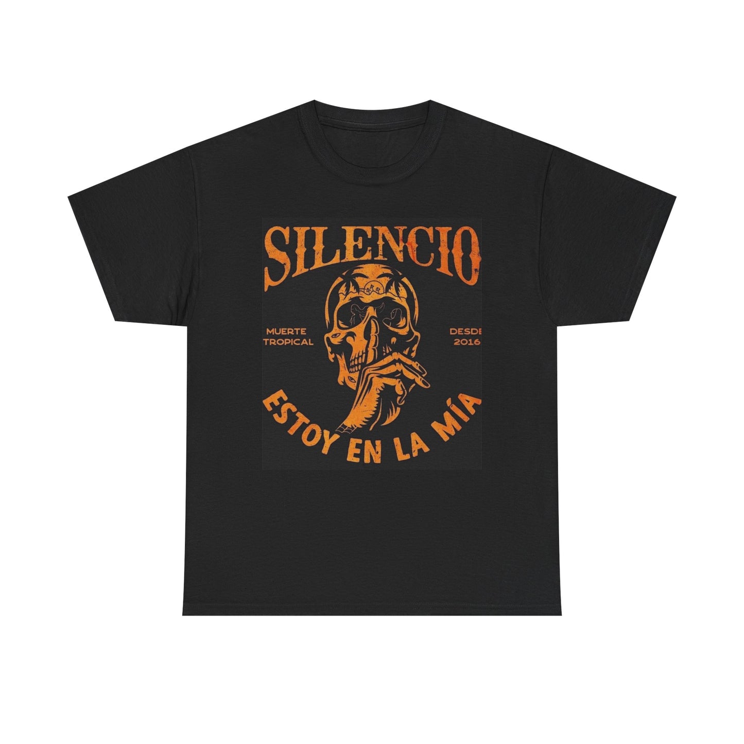 Silencio Shirt Retro Unisex Mens Womens Heavy Cotton Tee New