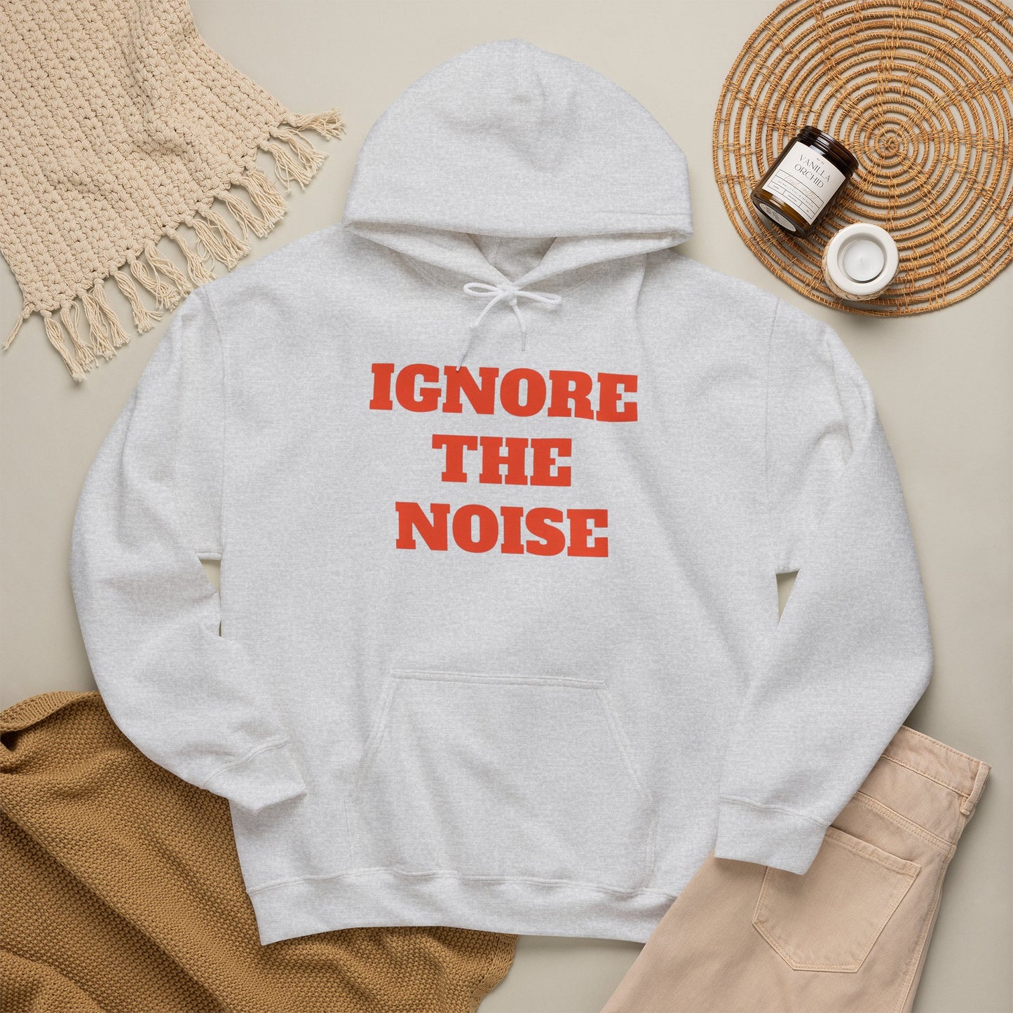 Ignore The Noise Graphic Hoodie Men's Heavy Blend™ Hooded Sweatshirt