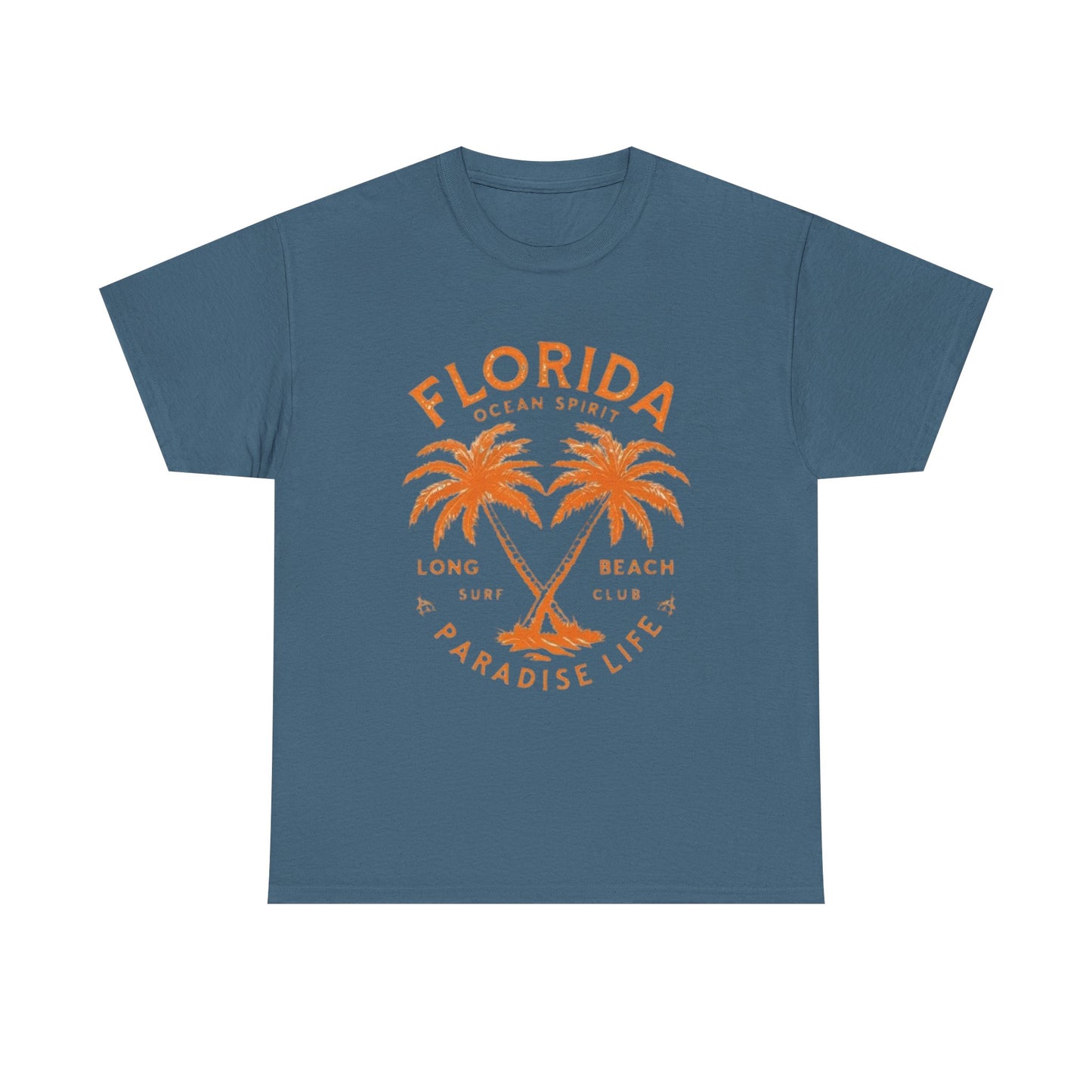 Florida Paradise Live Graphic T Shirt NEW Unisex Heavy Cotton Tee
