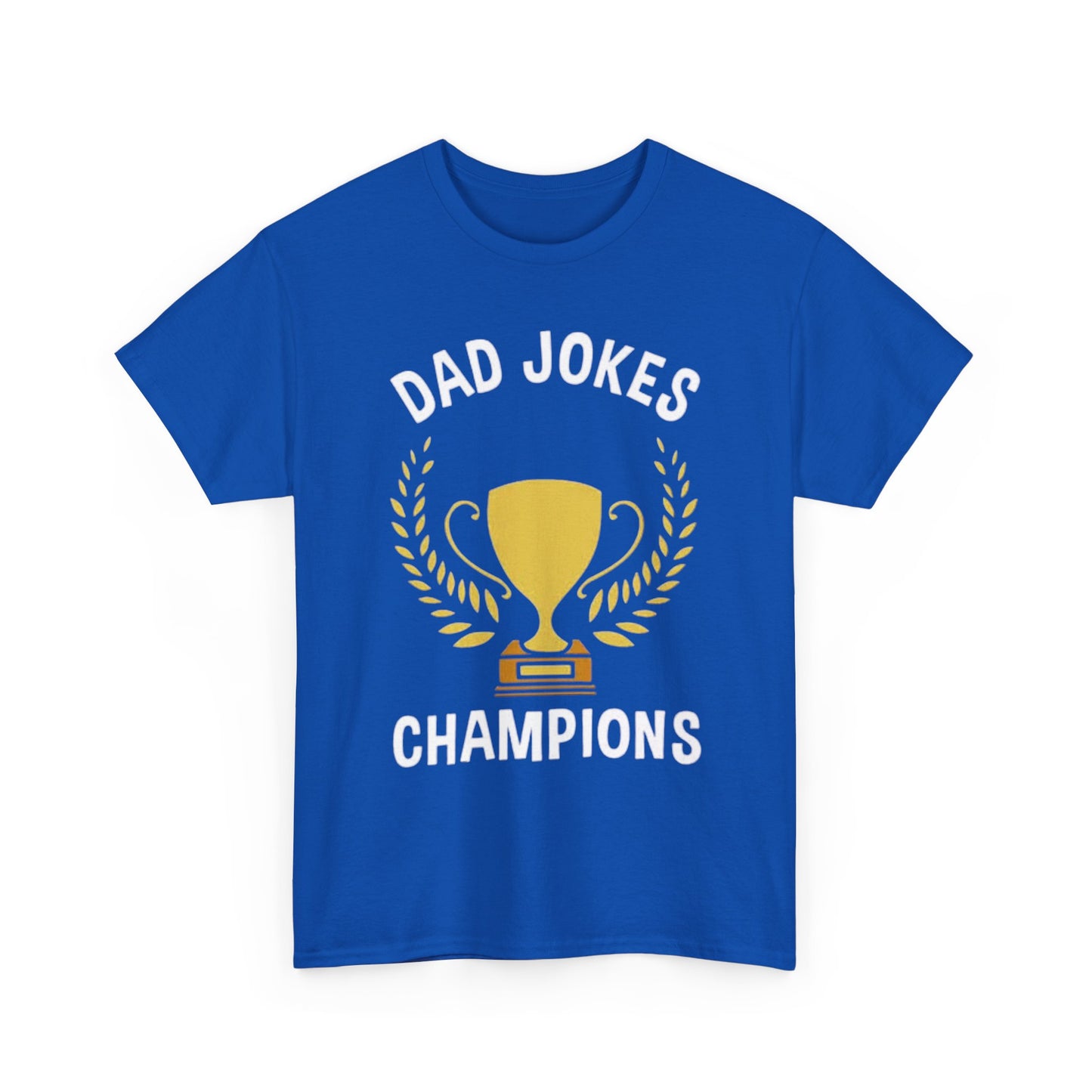 Dad Jokes Champion T SHIRT Retro Funny Jokes GIFT Unisex Heavy Cotton Tee