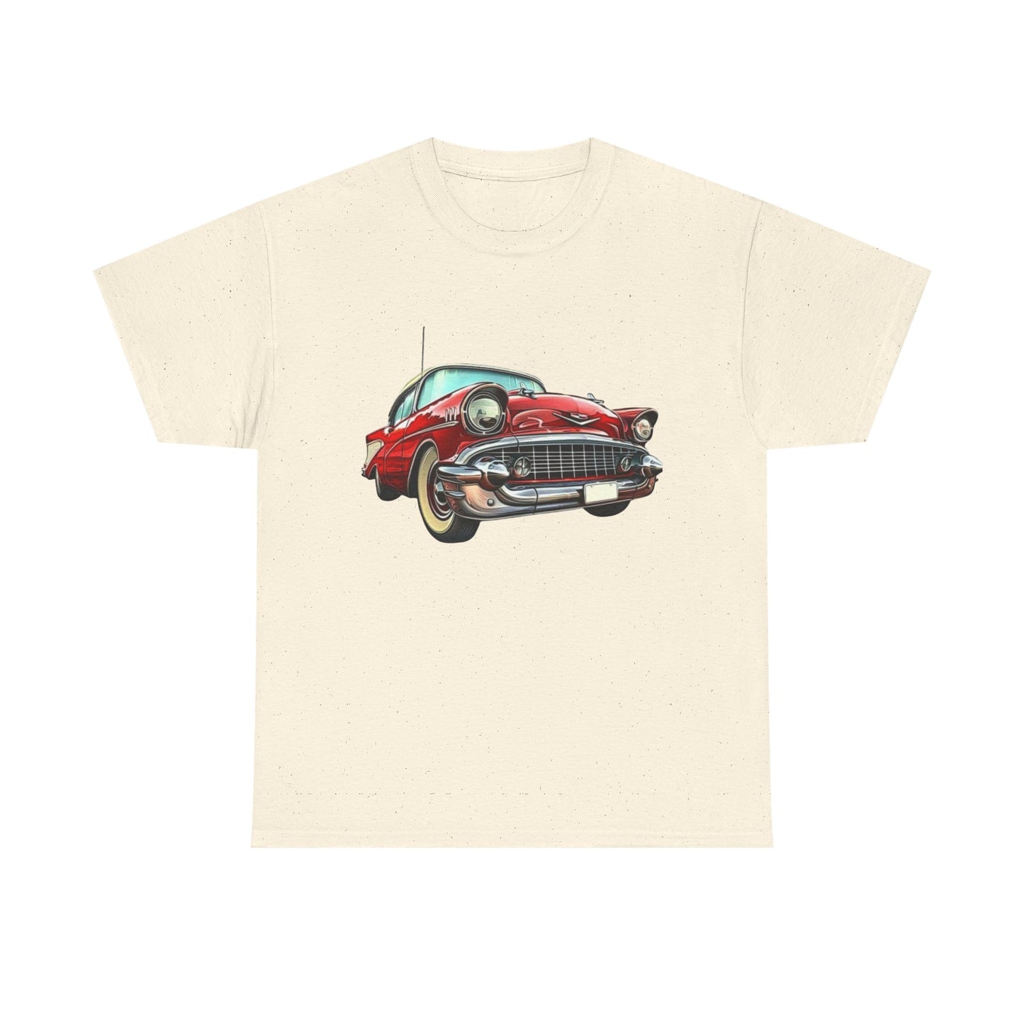 57 Chevy Retro Classic Car Graphic T Shirt NEW Unisex Heavy Cotton Tee