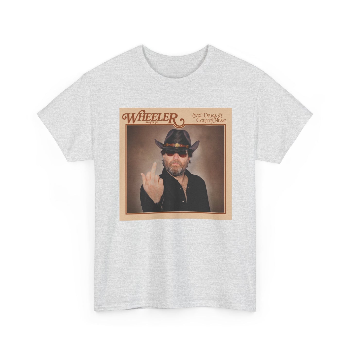 Wheeler Walker Jr Graphic T Shirt S-5XL Unisex Heavy Cotton Tee