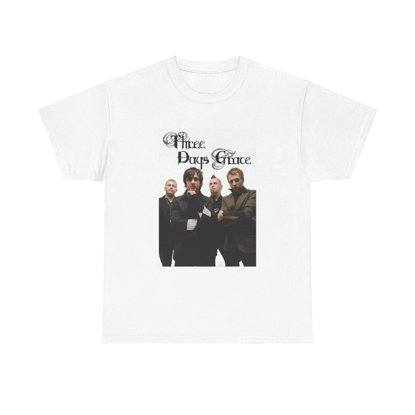 Three Days Grace Tshirt Retro Merch Album Cover Rock Unisex Heavy Cotton Band