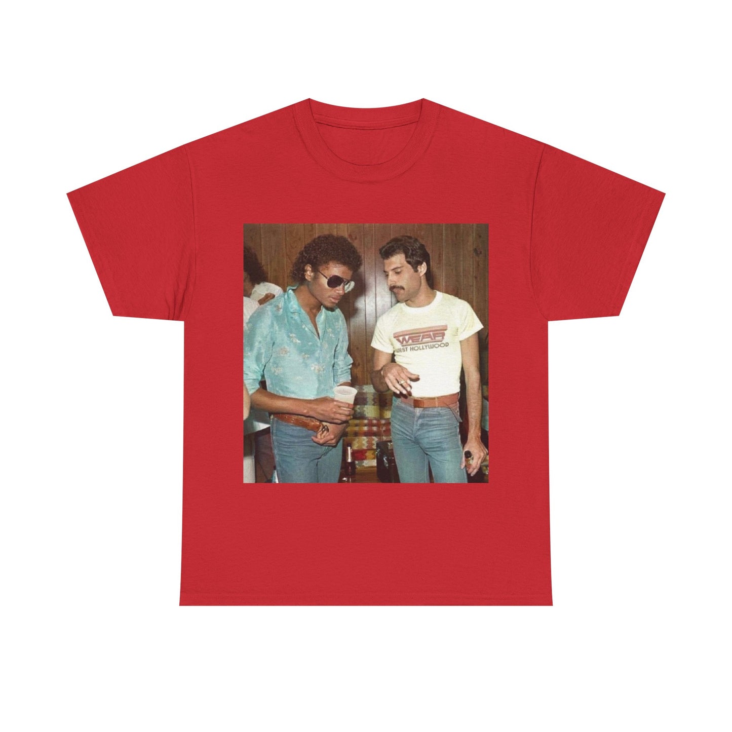 Michael jackson Queen tshirt vintage 80s retro graphic Unisex Heavy Cotton Tee