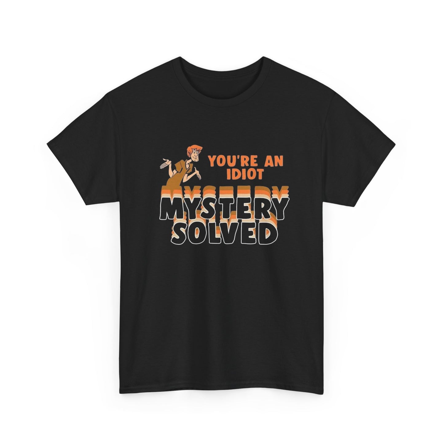 Shaggy Mystery Solved Funny Graphic T Shirt NEW ADULT Tee