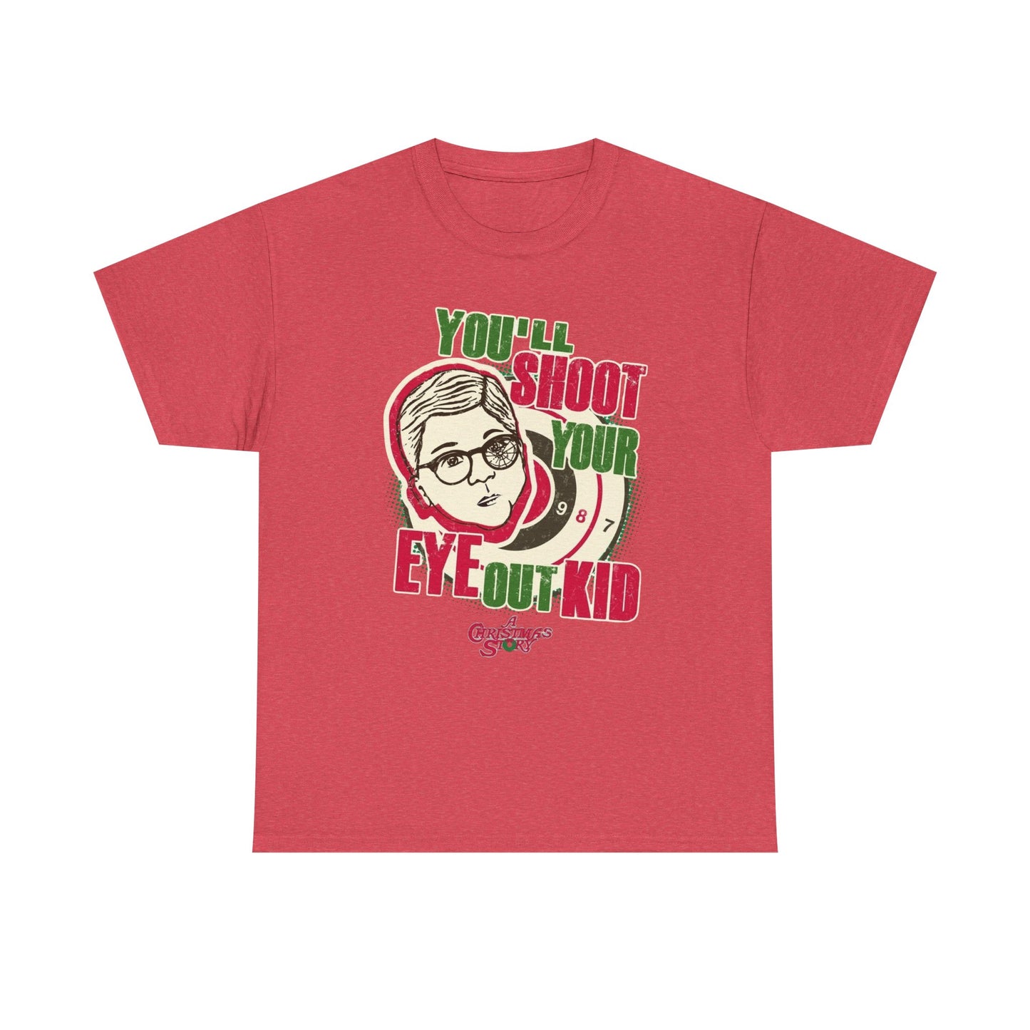 A Christmas Story Funny Retro Graphic T Shirt NEW Unisex Heavy Cotton Tee