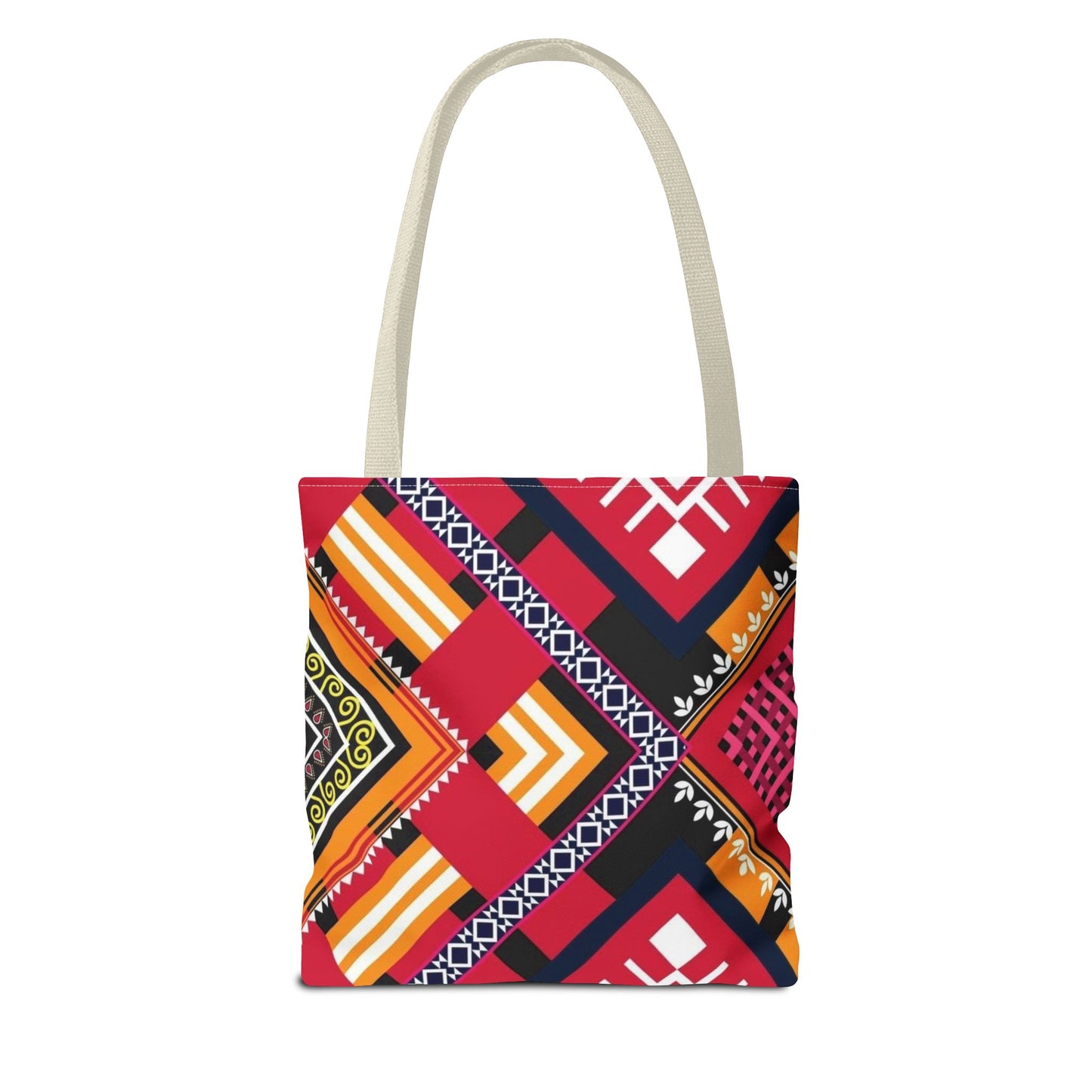 BRAND NEW WESTERN PRINT Multi Color TOTE BAG Fast Shipping (AOP) red