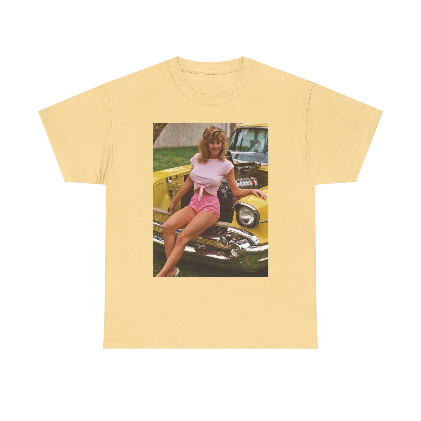 Car Model 70s Vintage Graphic T Shirt S-5XL NEW Unisex Cotton Tee