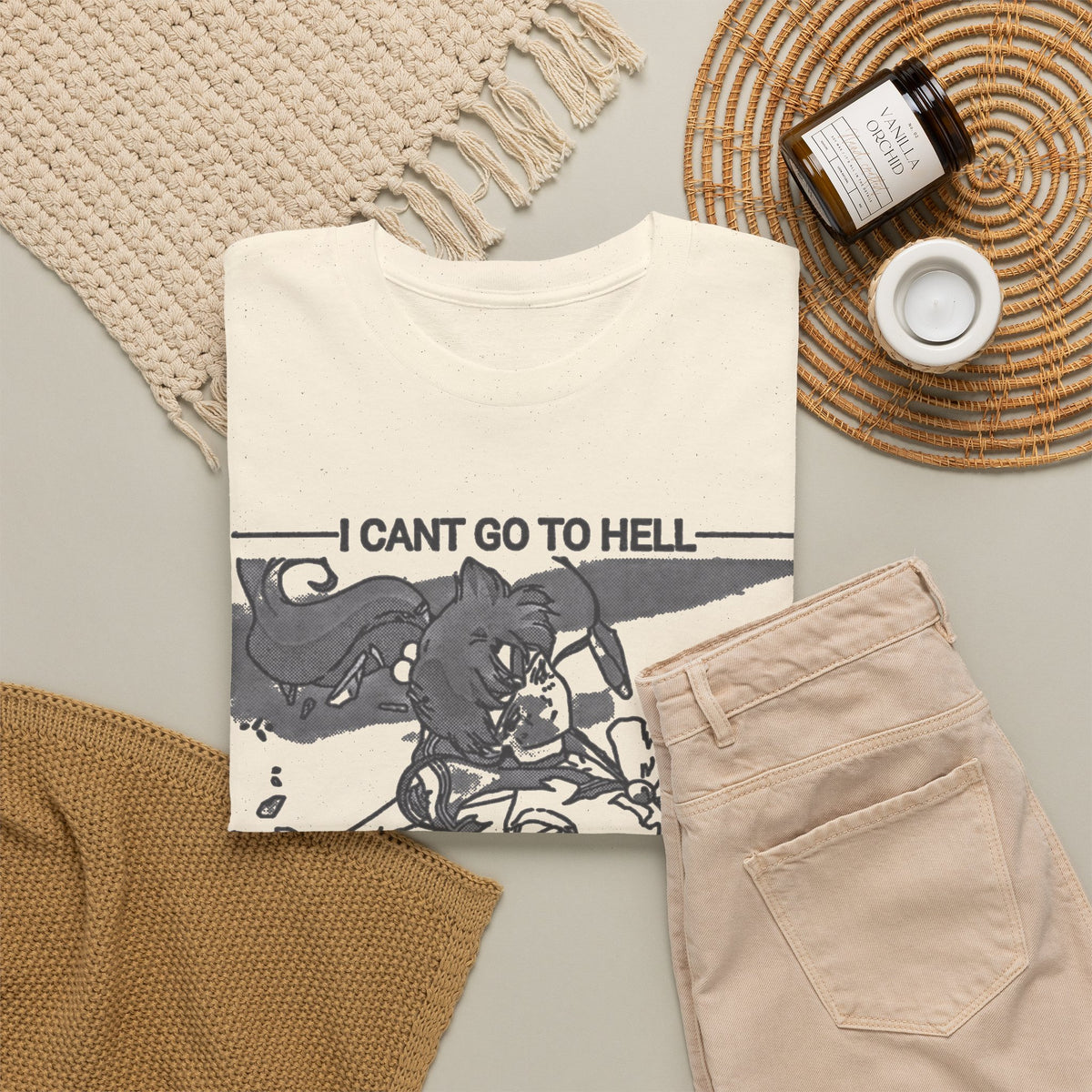 I Can't Go to Hell I'm All Out of Vacation Days T-Shirt Men's Graphic Tee