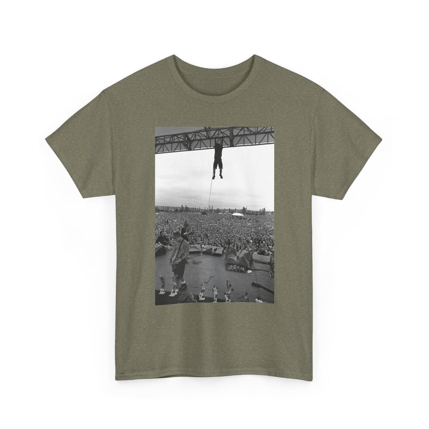 Pearl Jam Official Photograph T Shirt Vintage Unisex Heavy Cotton Tee