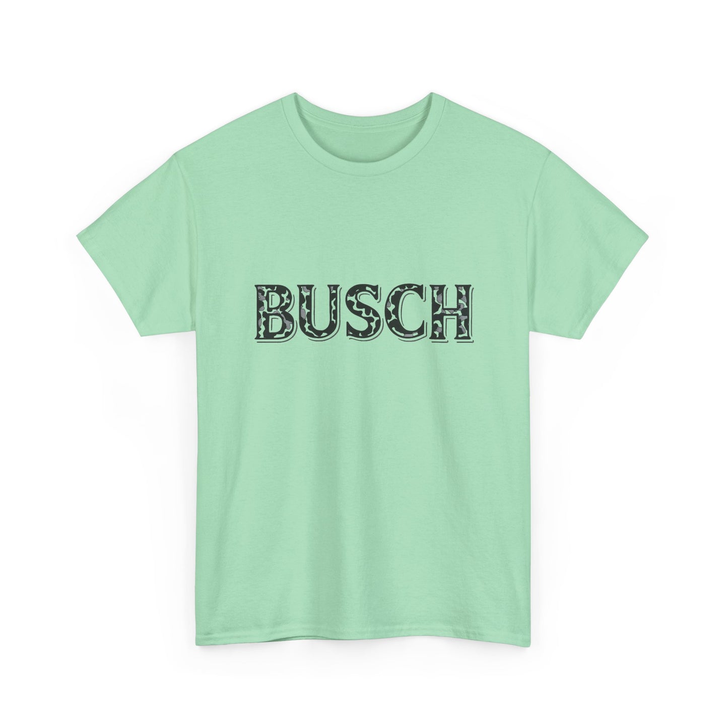 Busch Beer MULTIPLE COLORS Graphic T Shirt NEW Unisex Heavy Cotton Tee