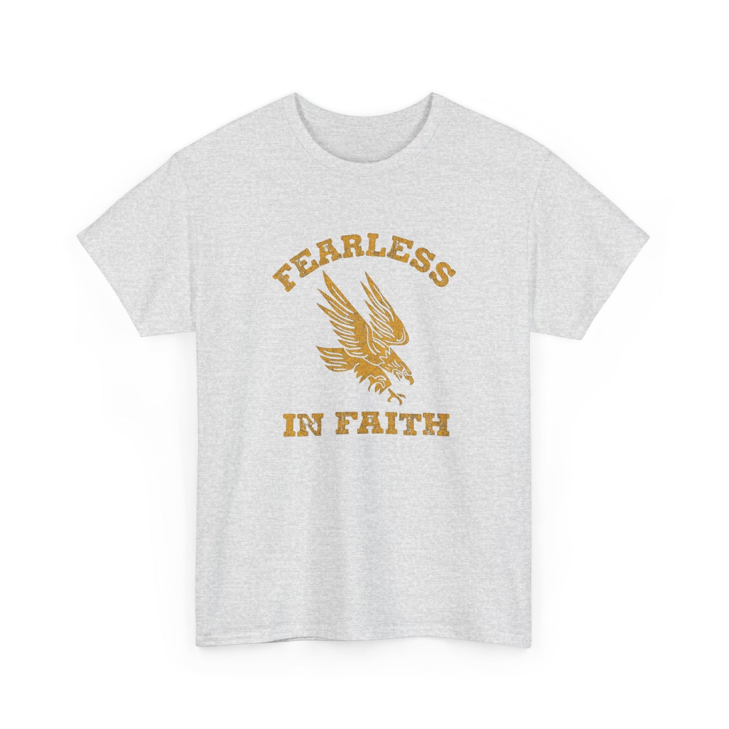 Fearless In Faith Graphic T Shirt Unisex Heavy Cotton Tee