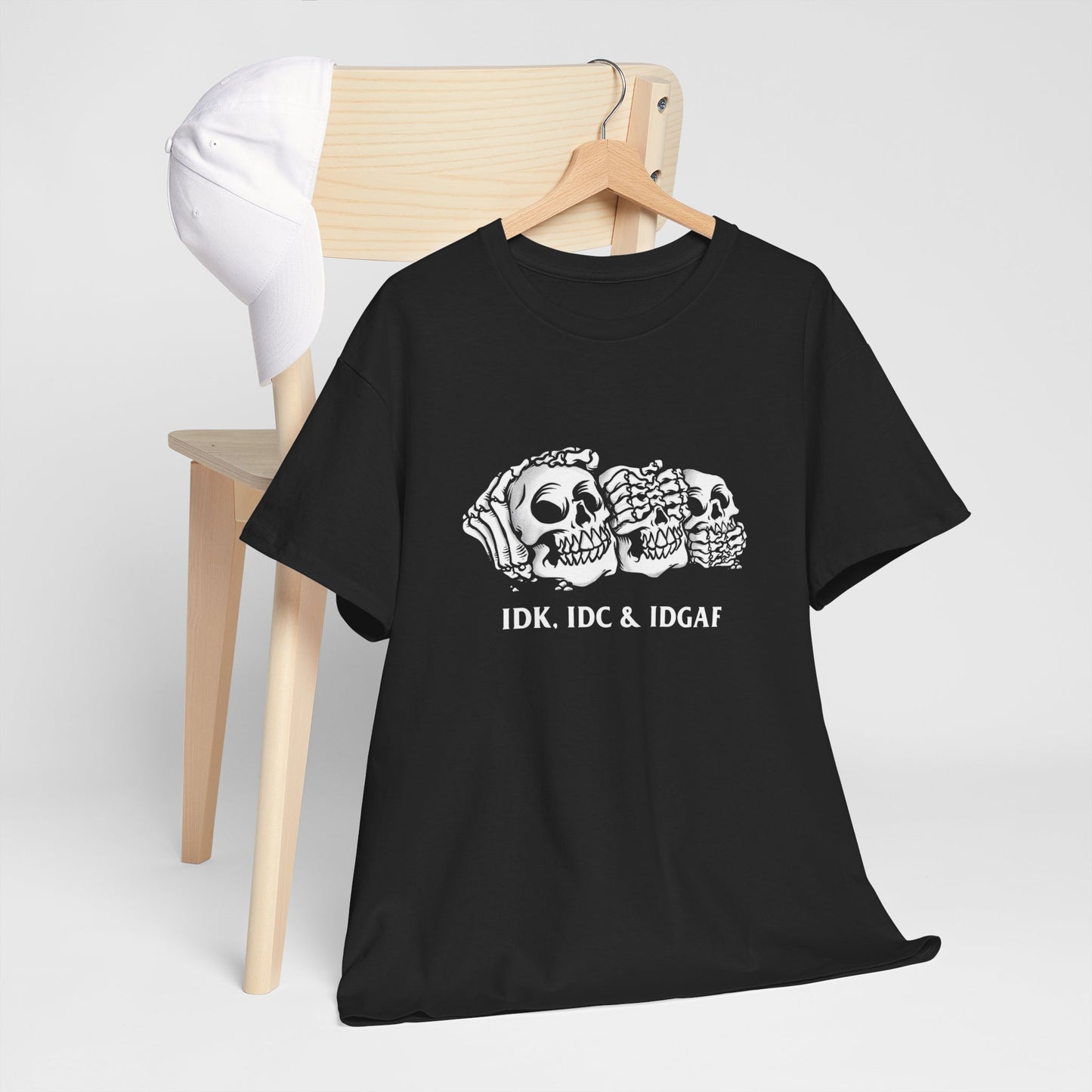 Funny IDK Jokes Rebel Graphic T Shirt Unisex Heavy Cotton Tee