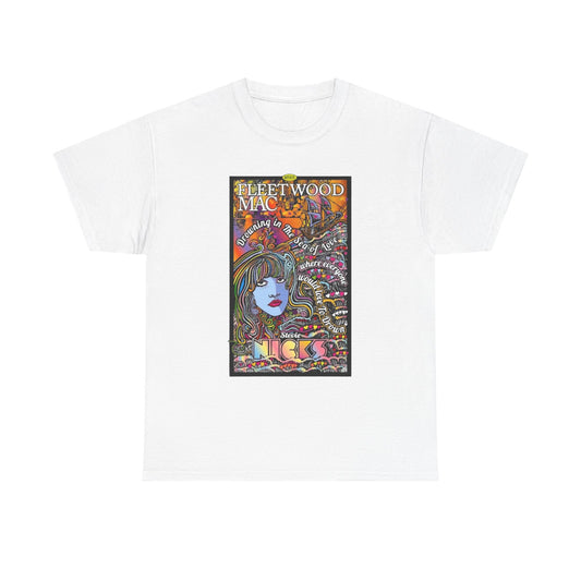 Fleetwood Mac T-shirt graphic vintage art 70s Unisex Heavy Cotton Tee