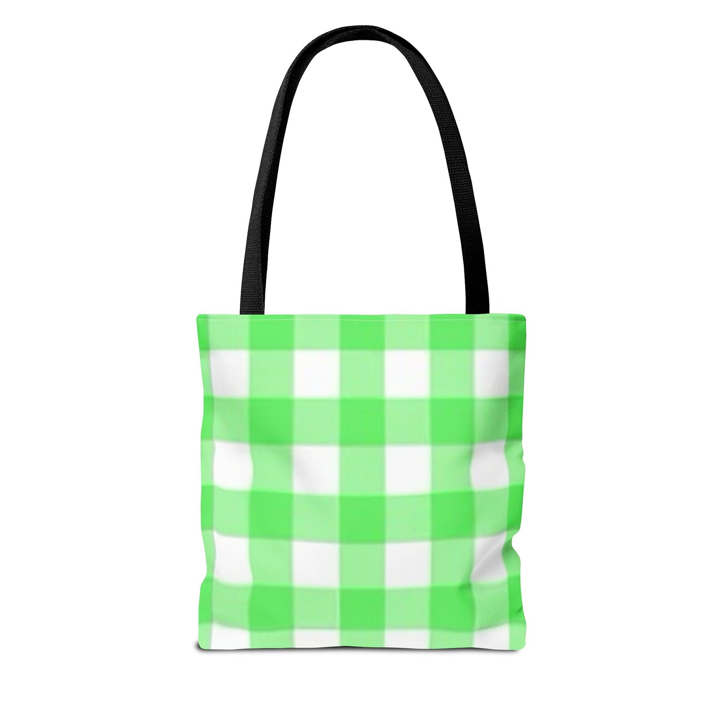 Green Checkered Multi Color BRAND NEW MODERN Tote Bag (AOP)