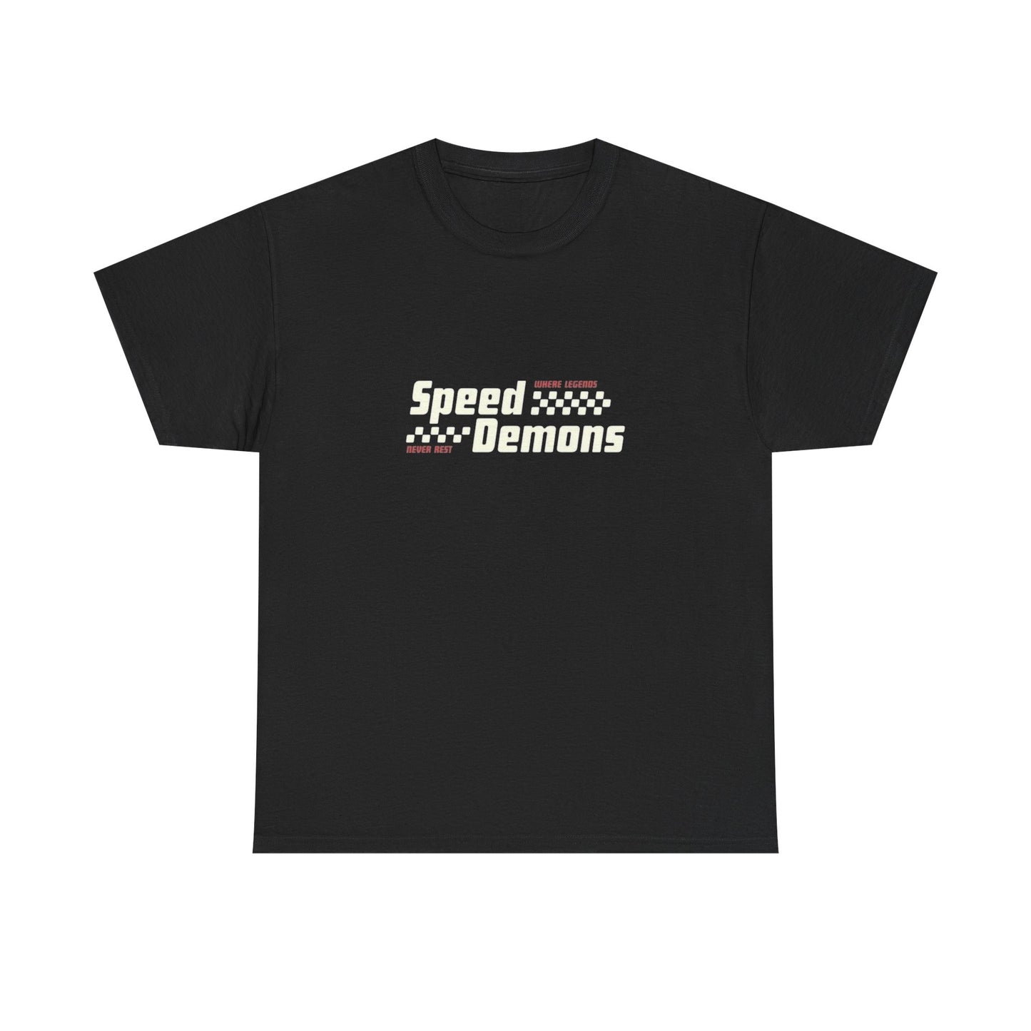 Speed Demons Graphic T Shirt Unisex Heavy Cotton Tee