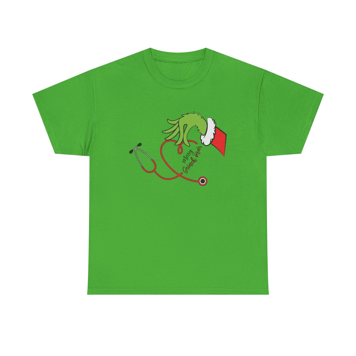 Grinch Doctor Nurse Graphic T Shirt NEW Unisex Heavy Cotton Tee