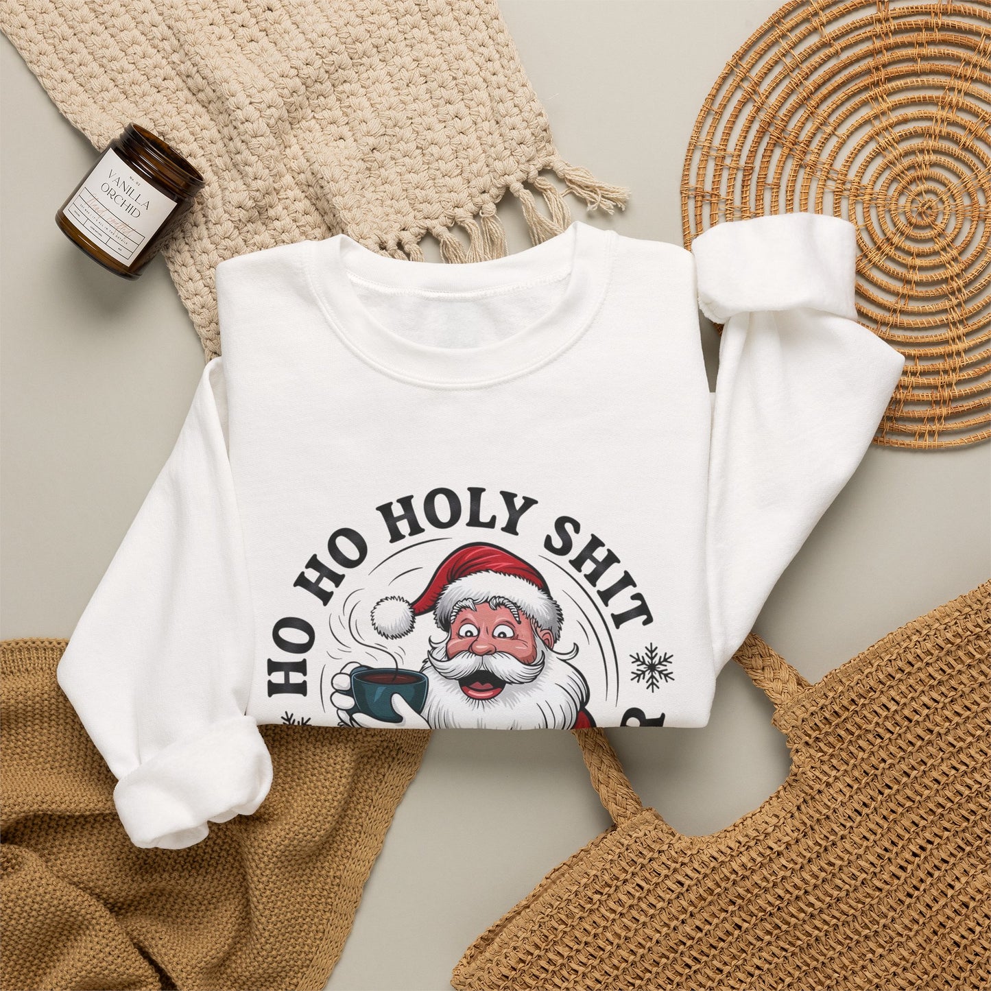 Funny Santa Christmas Sweater NEW Unisex Heavy Blend™ Crewneck Sweatshirt