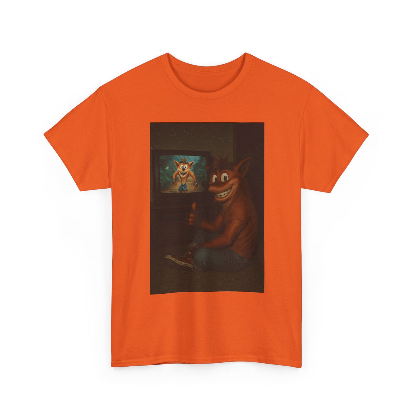 Crash Bandicoot Vintage 90s Gaming Graphic T Shirt Unisex Cotton Tee Gift New