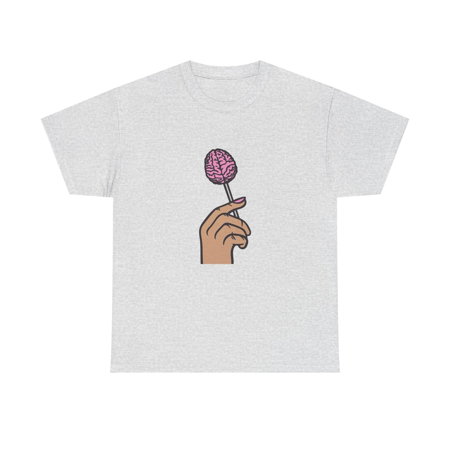 Brain Pop Graphic T-Shirt Unisex Heavy Cotton Tee Gift