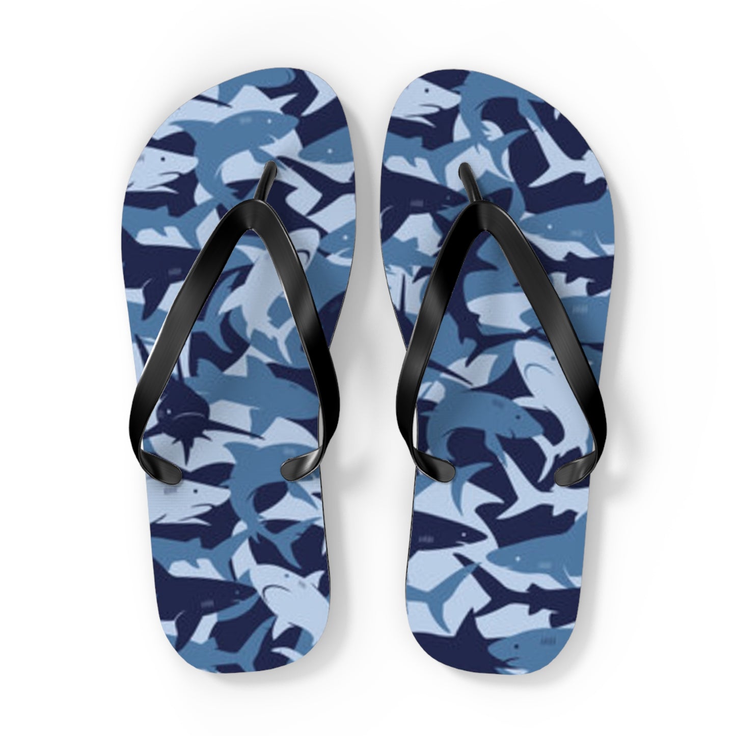 Sharks Summer Sandals, Beach Shoes, Vacation Flip Flops, Pool Slides