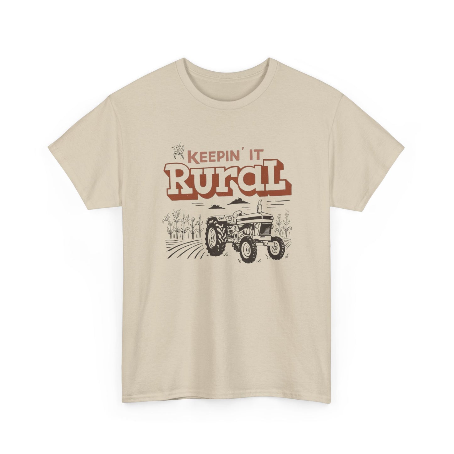 Keeping It Rural Graphic T Shirt Unisex Heavy Cotton Tee
