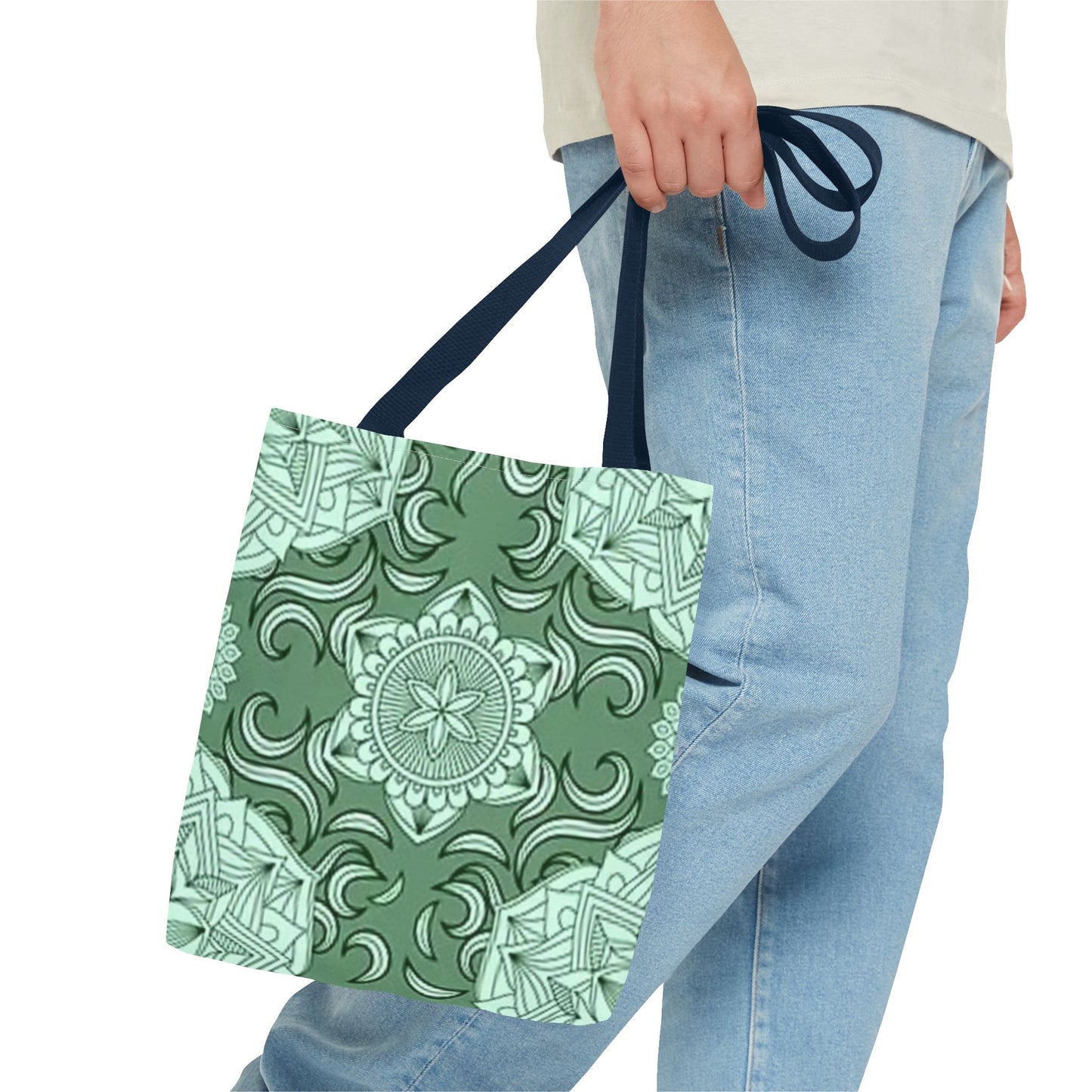 GREEN MODERN Brand NEW ARTISTIC Tote Bag (AOP)