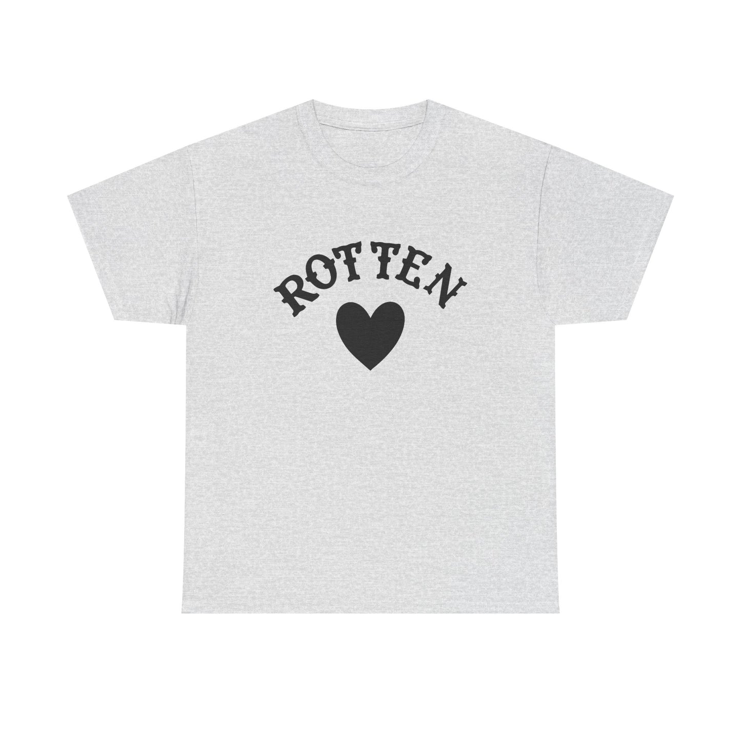 Rotten Heart Graphic T Shirt NEW Vintage Unisex Heavy Cotton Tee