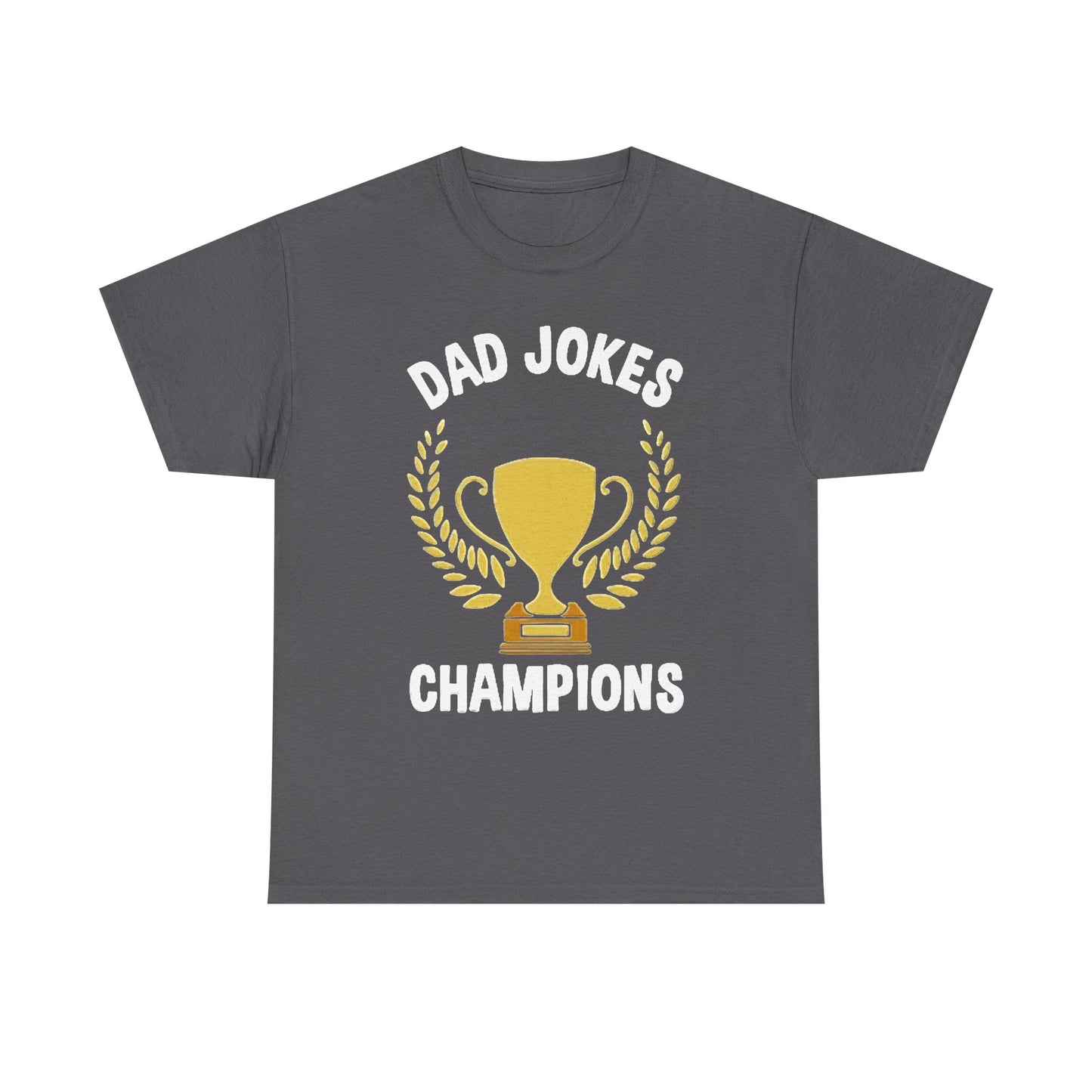 Dad Jokes Champion T SHIRT Retro Funny Jokes GIFT Unisex Heavy Cotton Tee