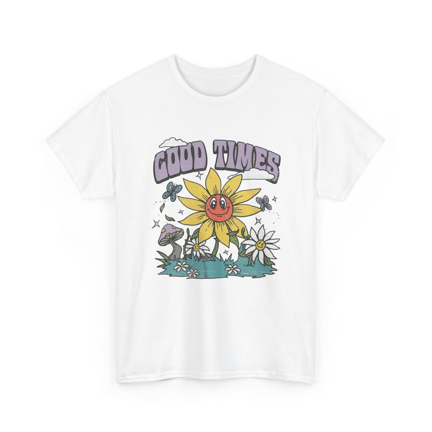 Good Times Graphic T Shirt NEW ADULT Unisex Heavy Cotton Tee