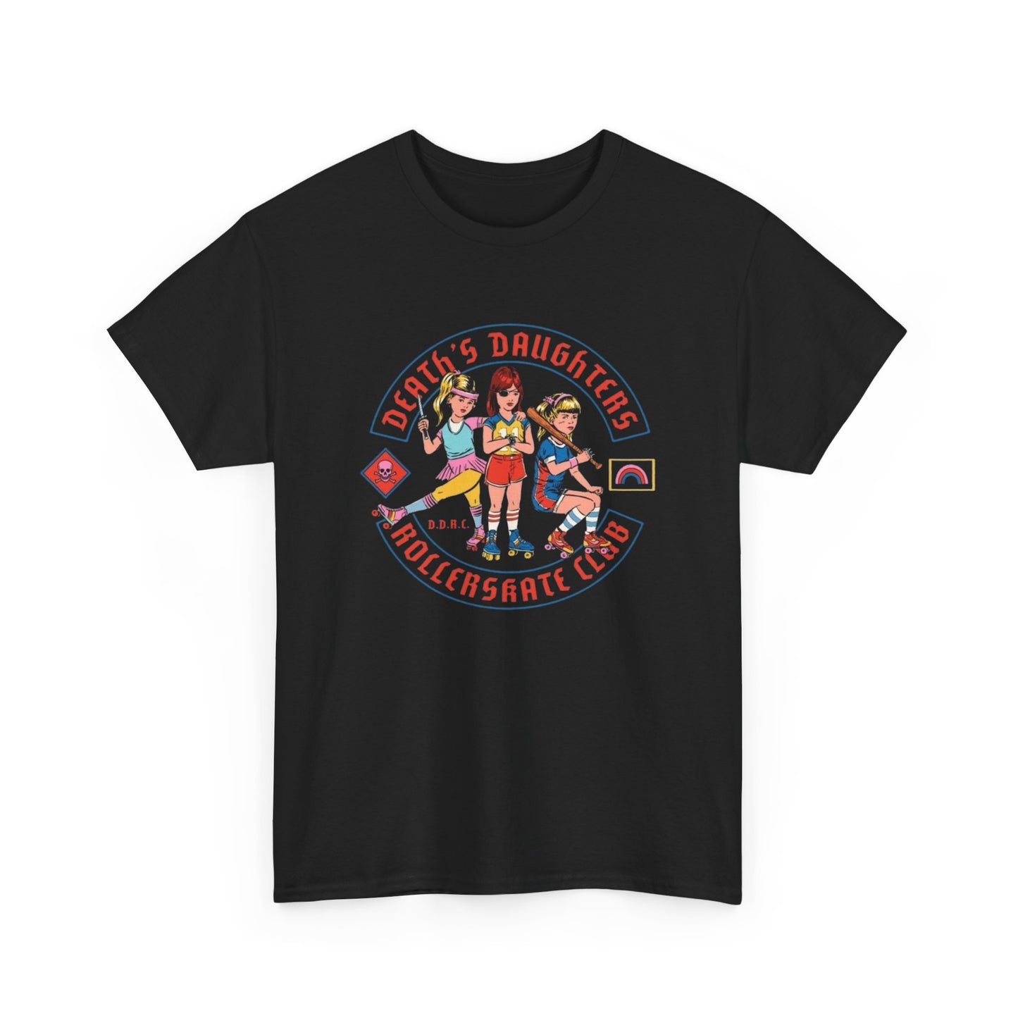 Deaths Daughters Rollerskating Club Graphic T Shirt Adult NEW