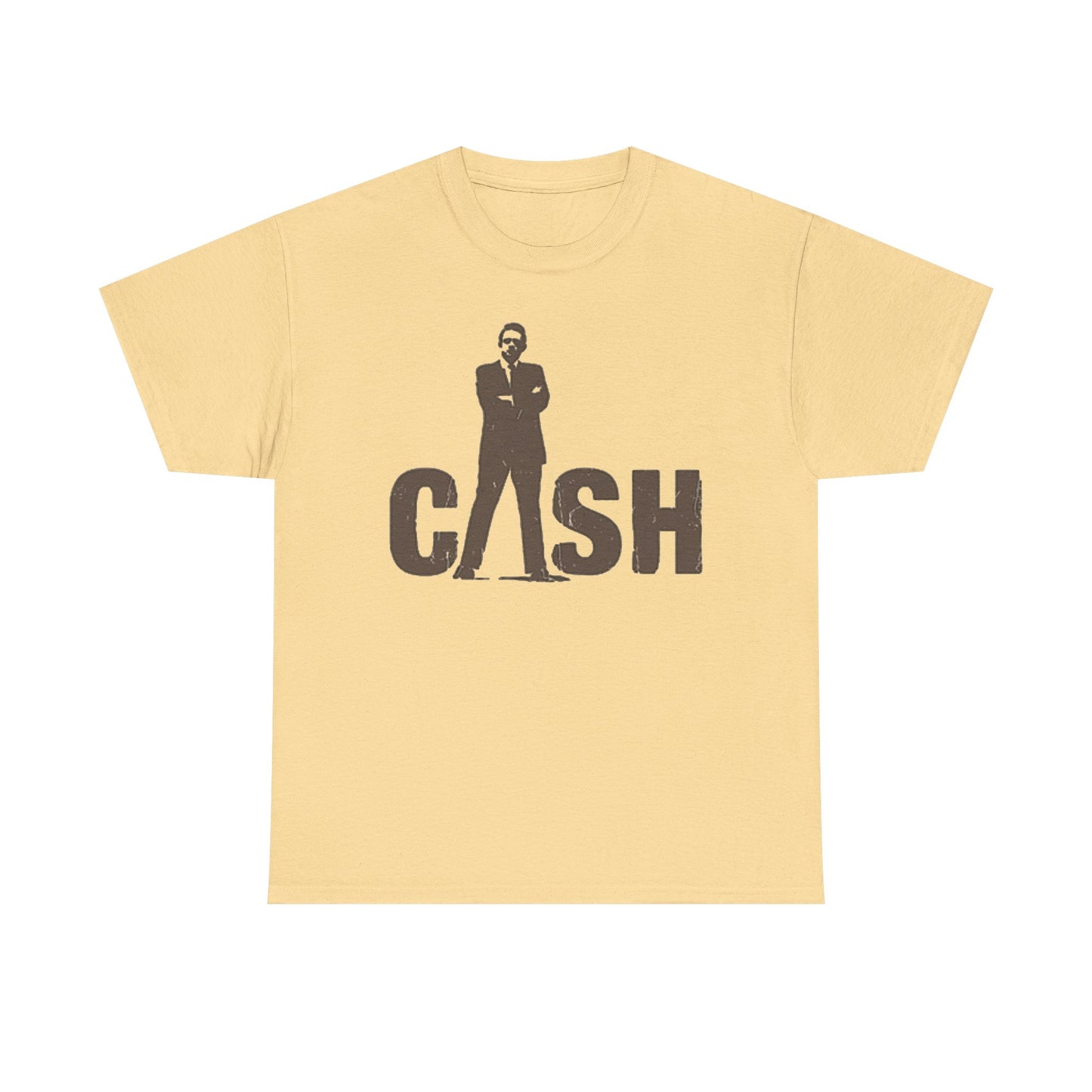 Johnny Cash Graphic T Shirt Vintage Poster Country Unisex Heavy Cotton Tee