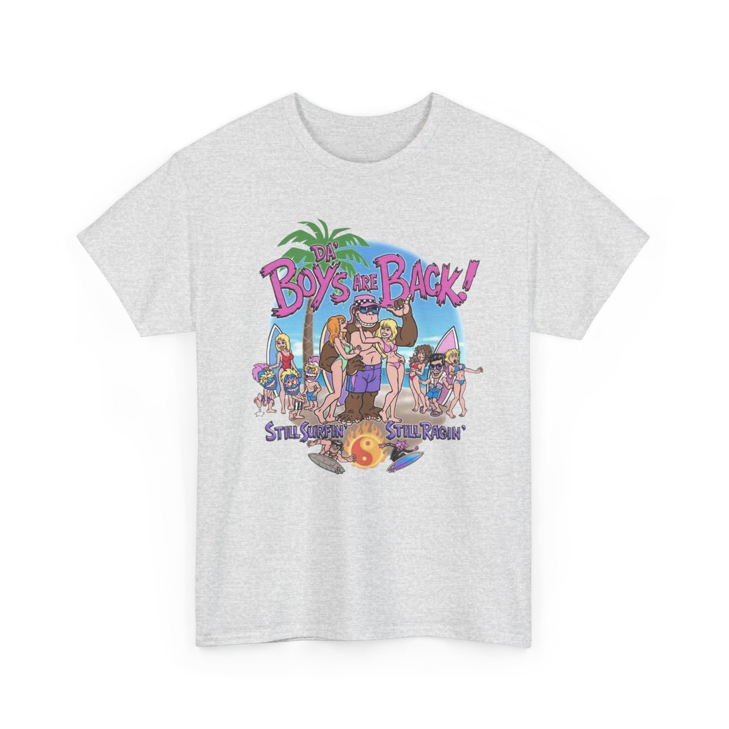 The Boys Are Back Beach Graphic T Shirt S-5XL NEW Unisex Heavy Cotton Tee