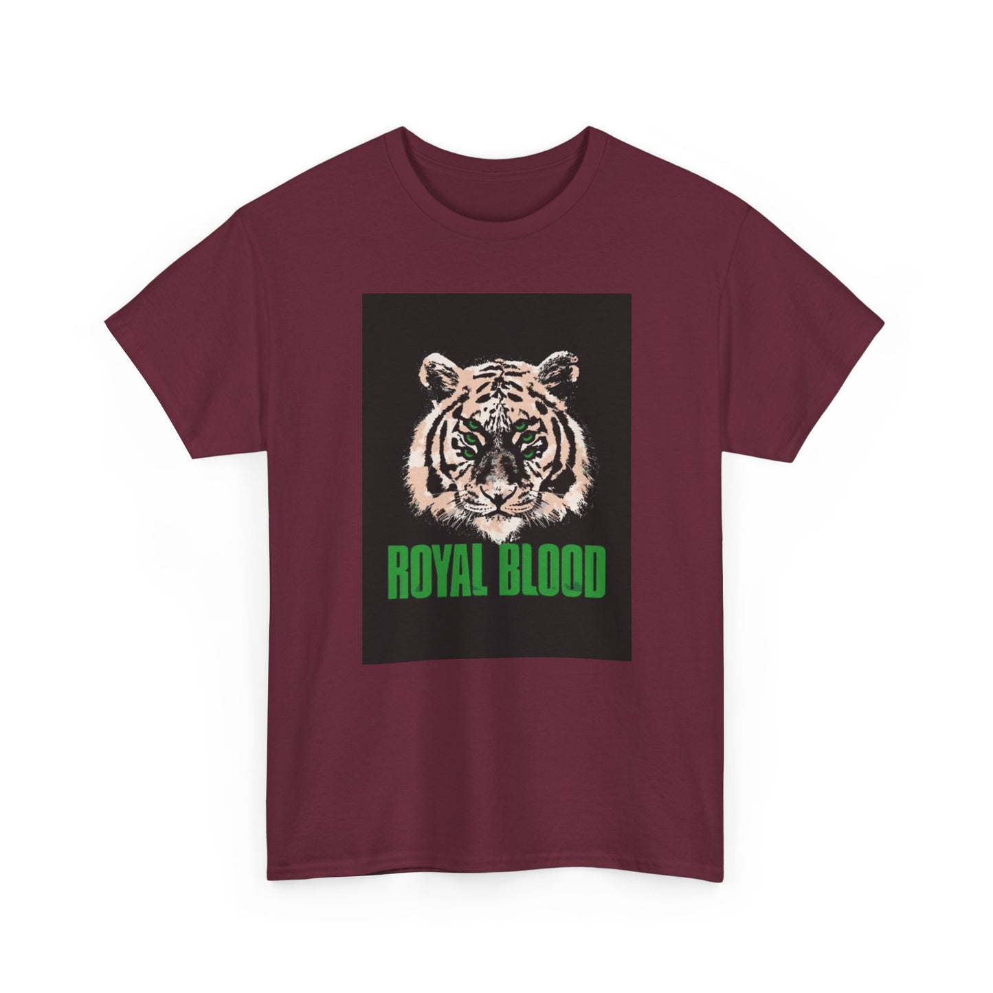 Royal Blood Tshirt Rock band Graphic Tiger Unisex Heavy Cotton Tee Vintage art