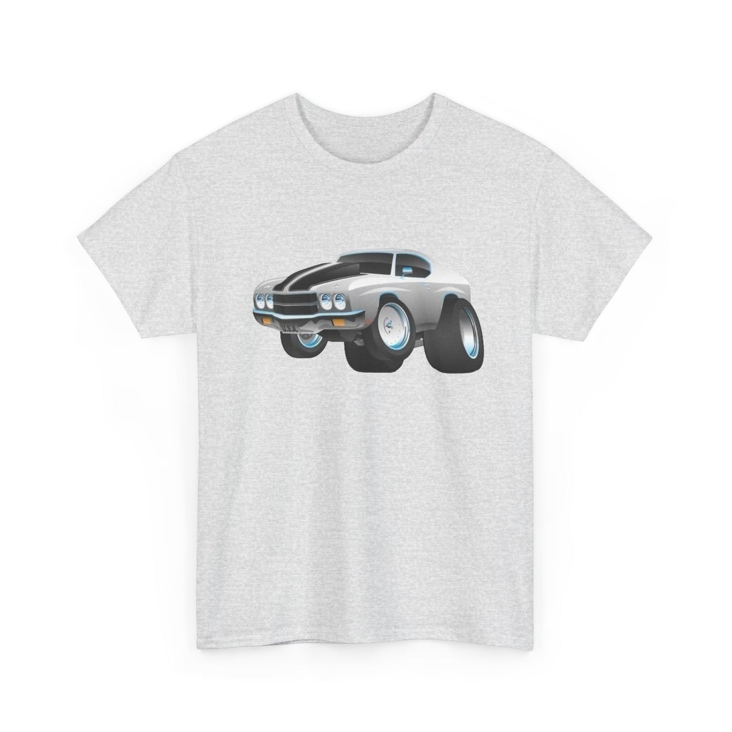 70 Chevelle SS Muscle Car Graphic T Shirt Unisex Heavy Cotton Tee NEW