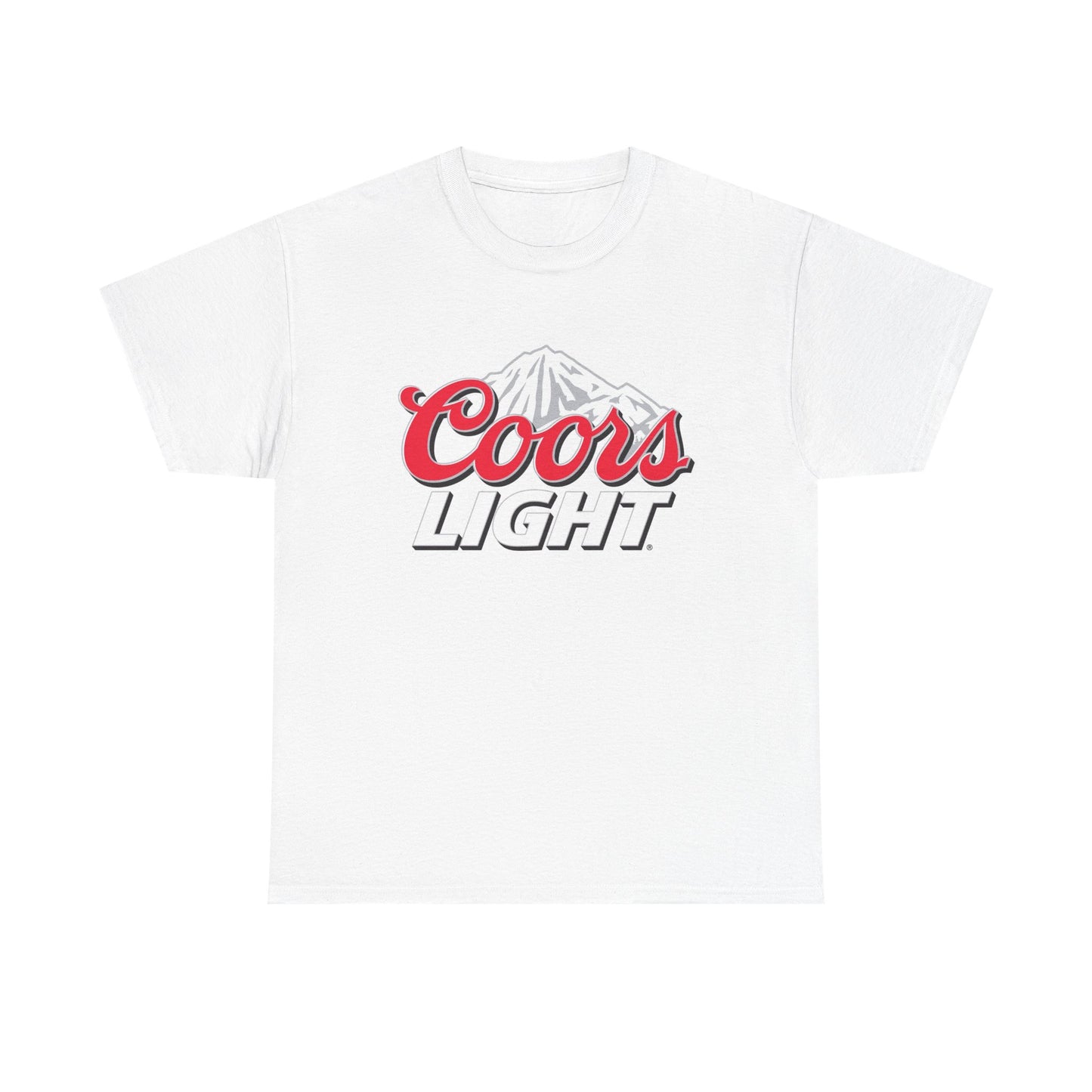 Coors Light Graphic T Shirt Vintage Beer Logo B Unisex Heavy Cotton Tee