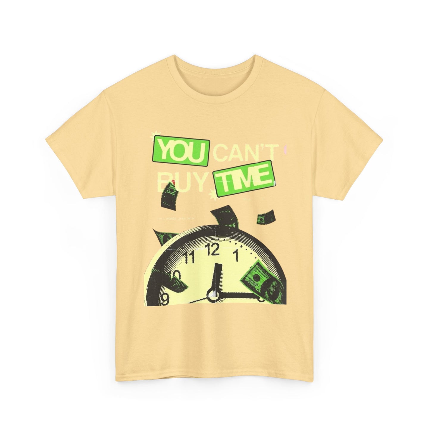 You Can't Buy Time Retro Graphic T Shirt Unisex Heavy Cotton Tee
