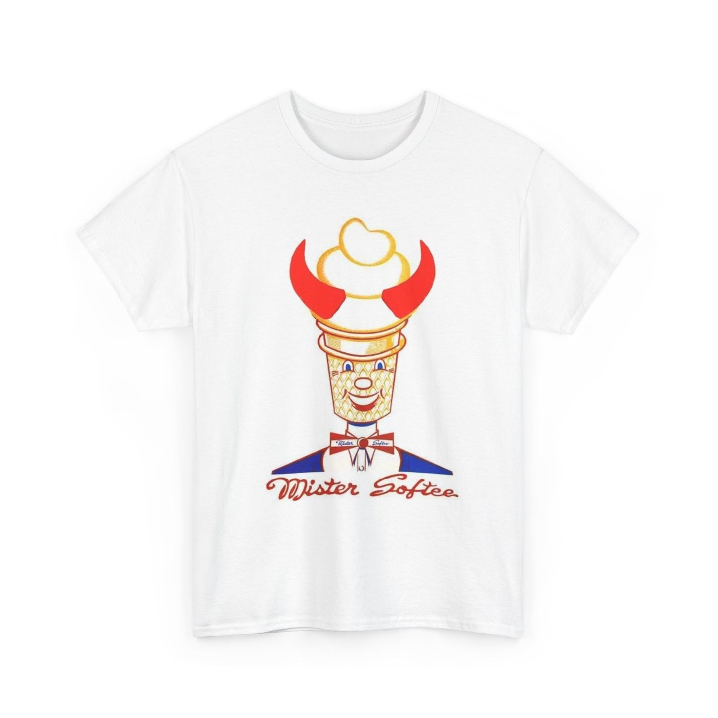 Mister Softee Devil Funny Graphic T Shirt Vintage Unisex Heavy Cotton Tee