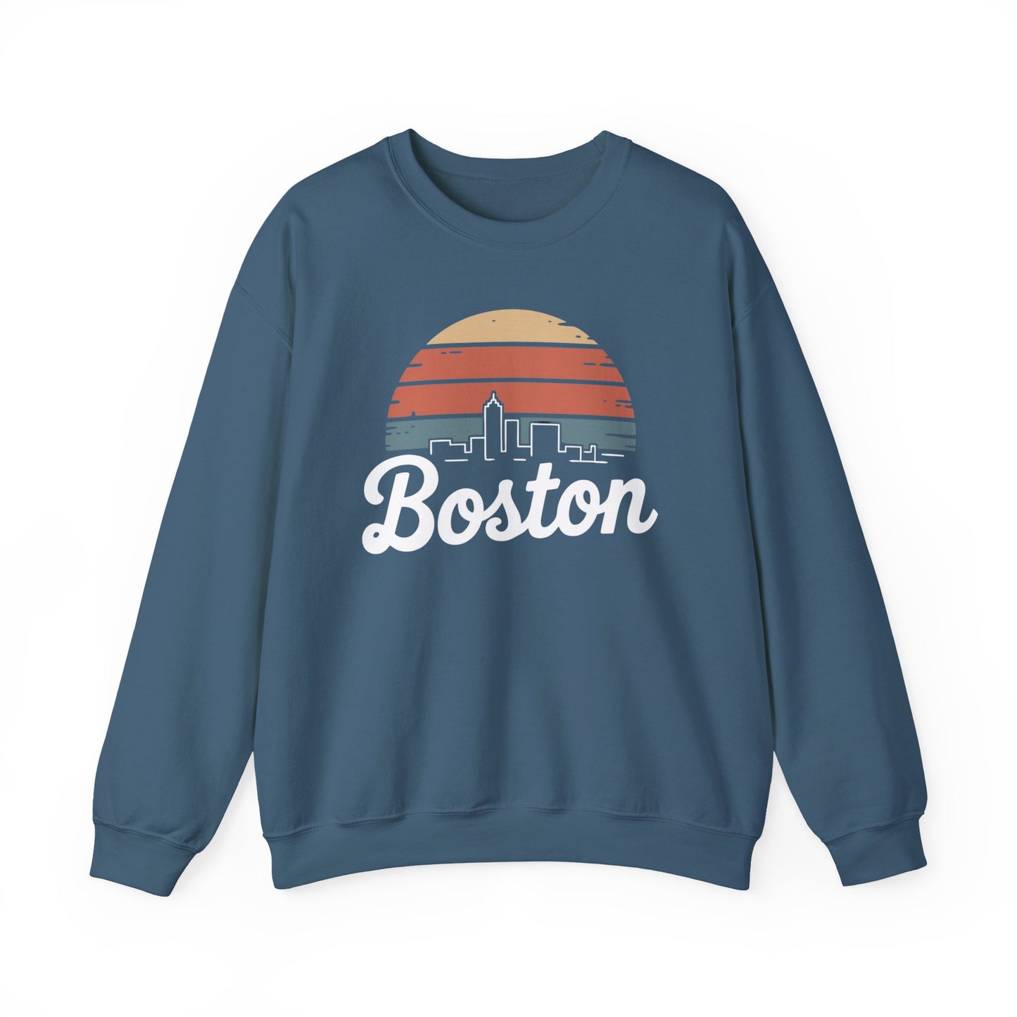 Boston Skyline Sweater NEW Unisex Heavy Blend™ Crewneck Sweatshirt