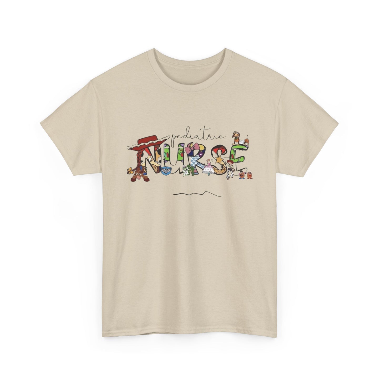 Pediatric Nurse Toy Graphic T Shirt NEW Unisex Heavy Cotton Tee
