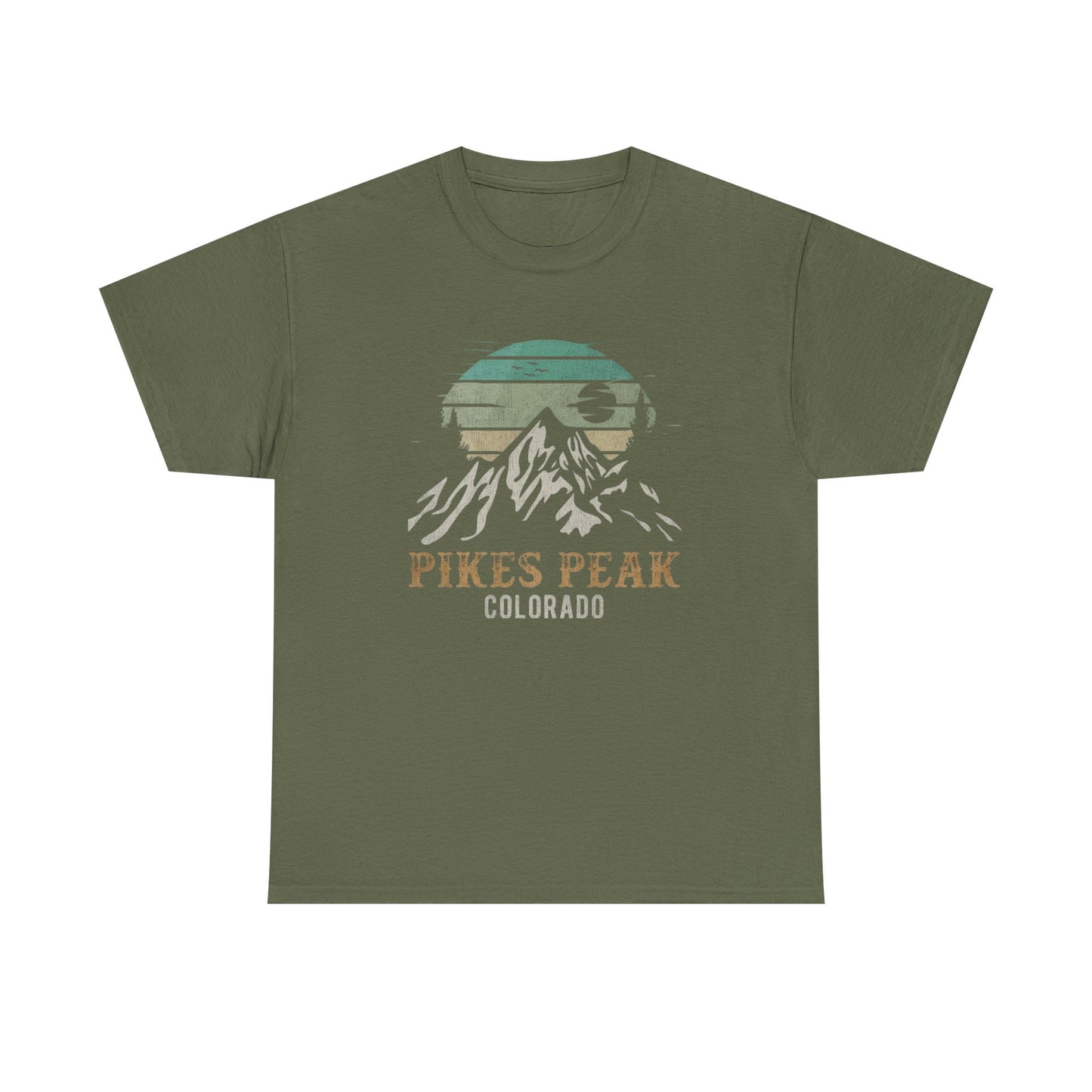 Pikes Peak Colorado Graphic T Shirt NEW Adult Tee