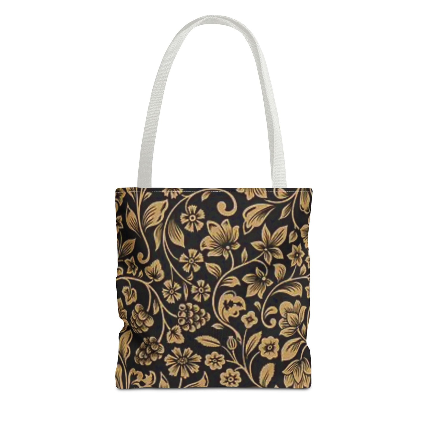 Gold Flowers Multi Color BRAND NEW MODERN Tote Bag (AOP)