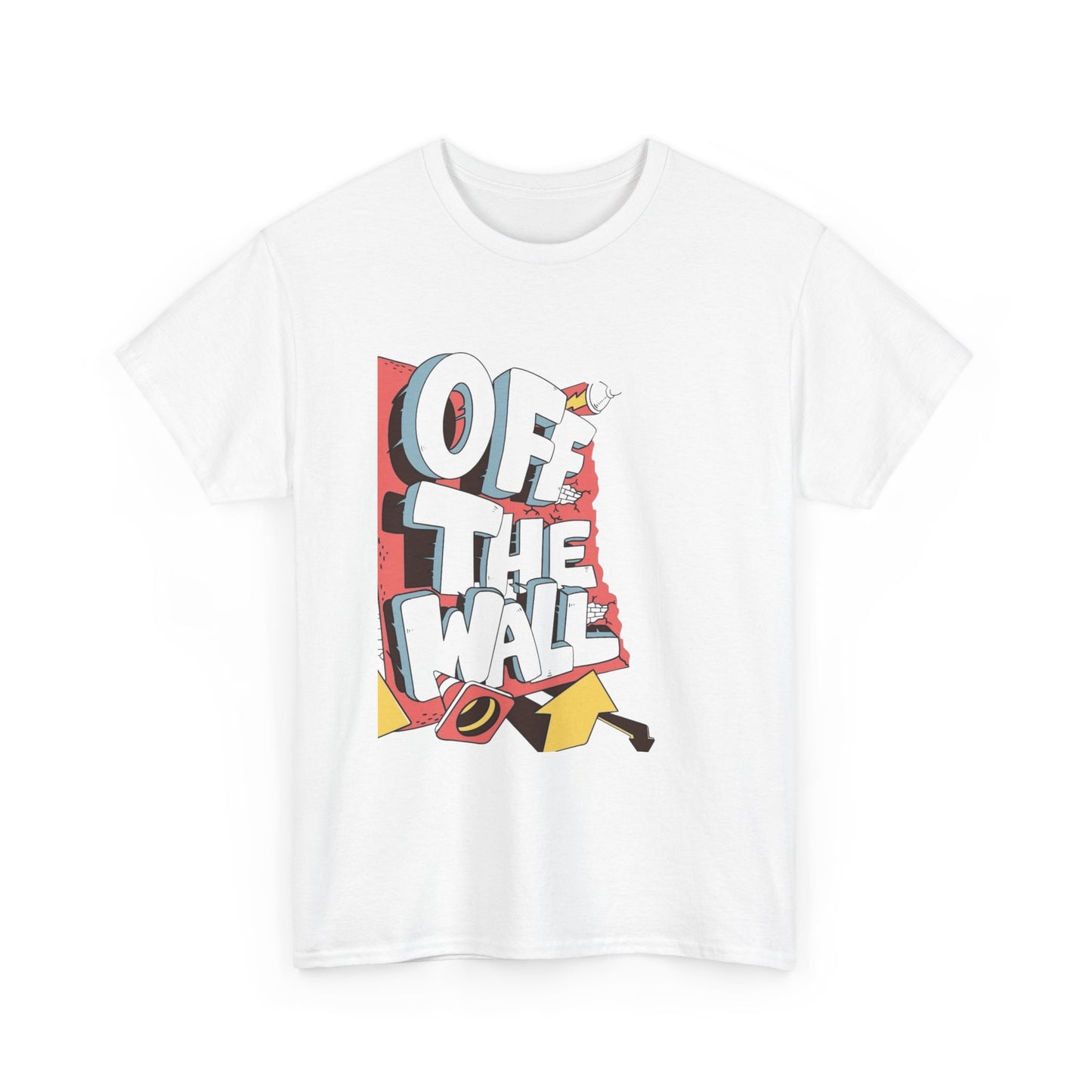 Off The Wall T Shirt Unisex Heavy Cotton Tee