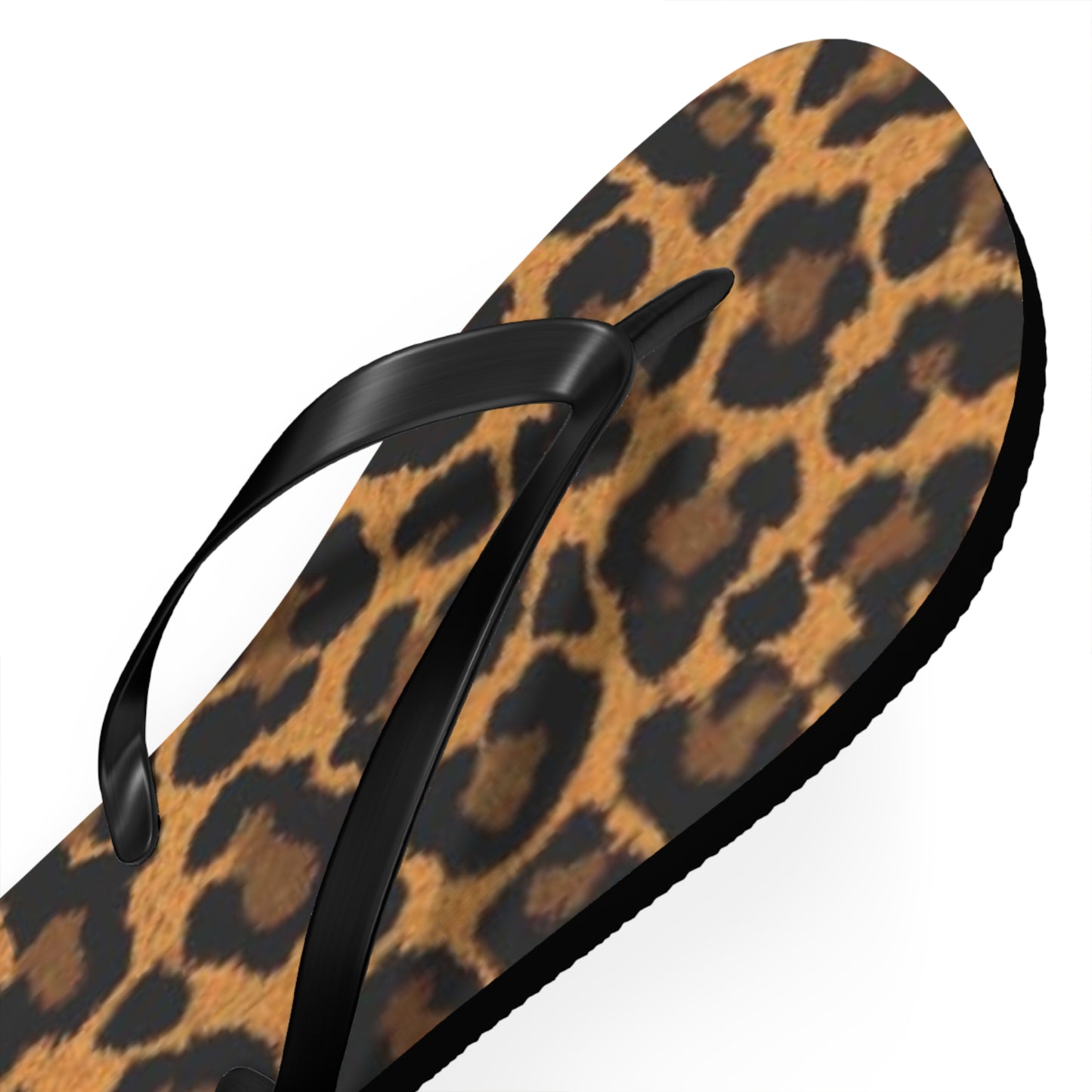Cheetah Print Beach Sandals, Slides for Summer, Flip Flops, Water Resistant