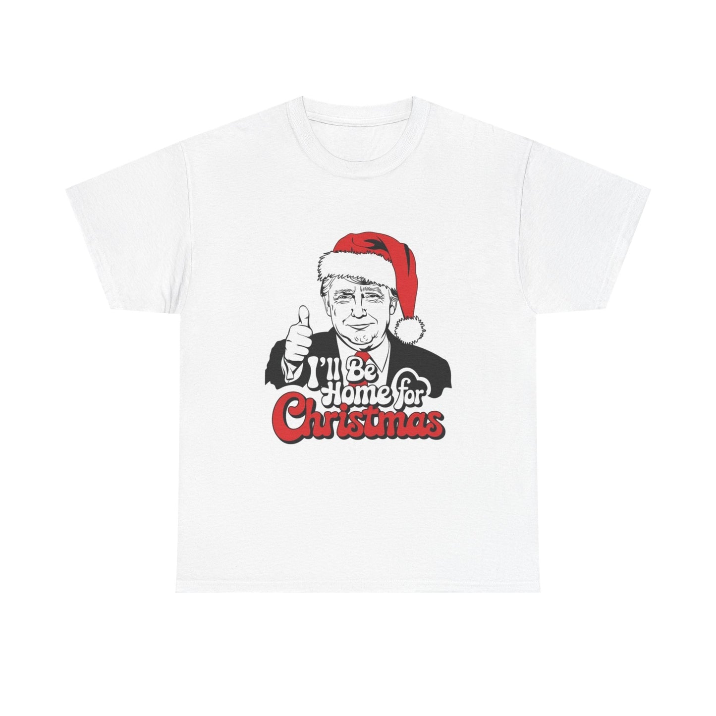 Trump Merry Christmas T Shirt Funny Holidays Graphic Unisex Heavy Cotton Tee