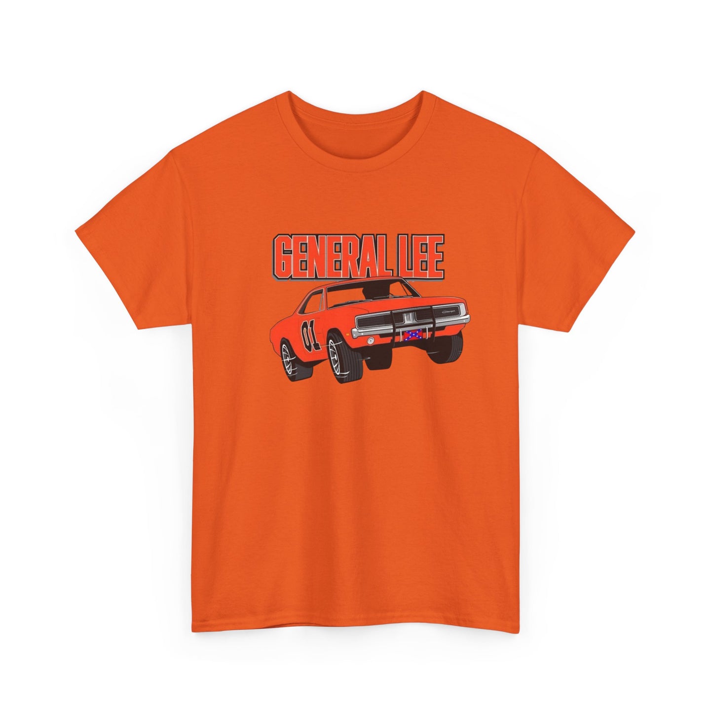 General Lee Charger Vintage Graphic T Shirt NEW ADULT