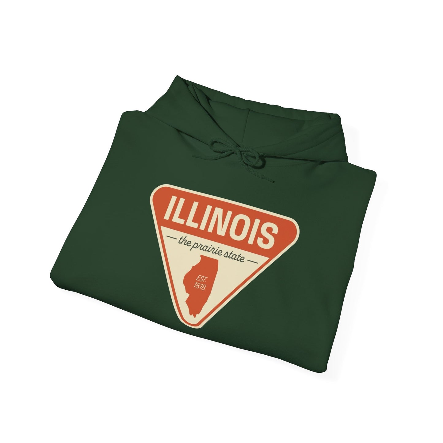 Illinois The Prairie State Hoodie NEW ADULT Unisex Hooded Sweatshirt
