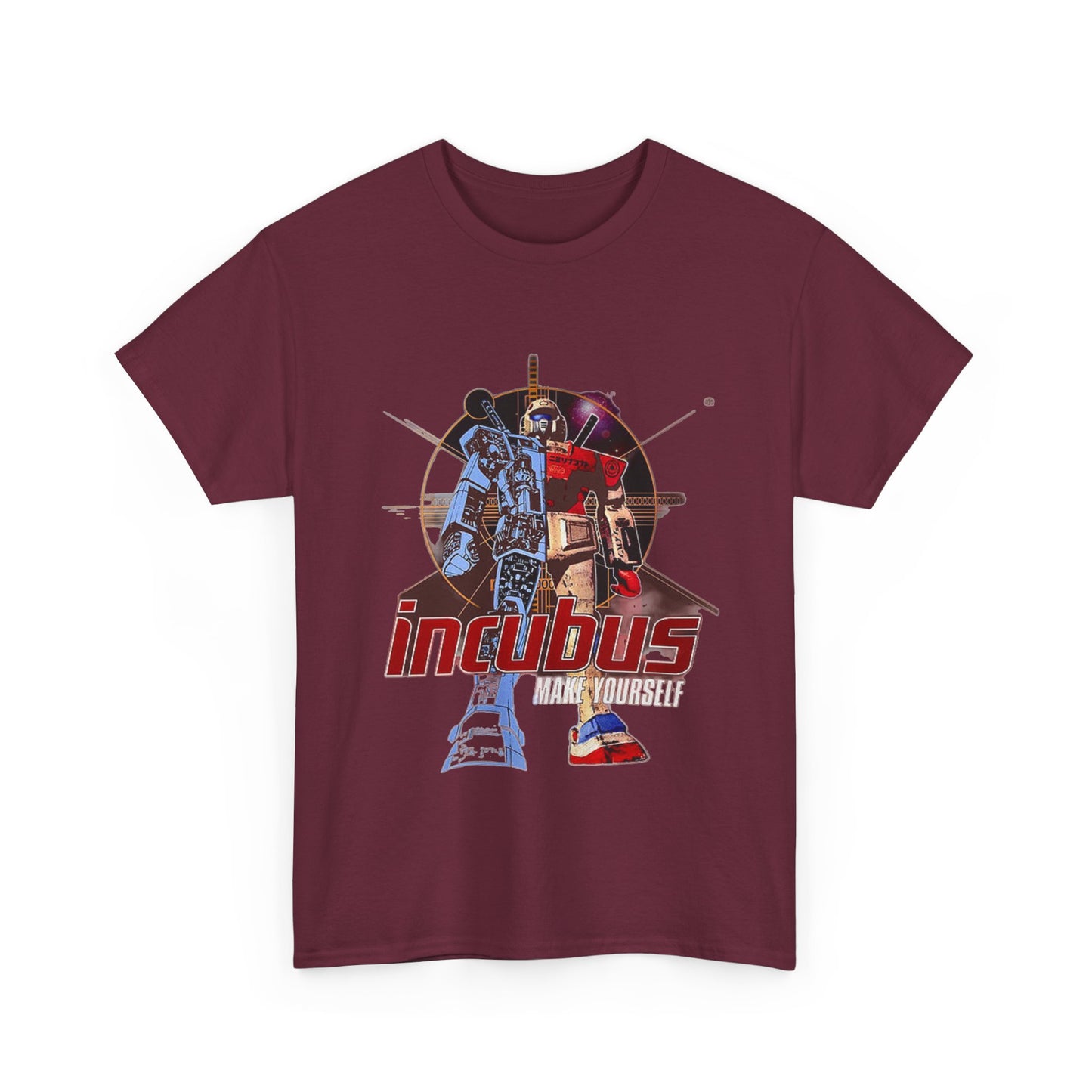 Incubus T-shirt vintage rock band retro metal Unisex Heavy Cotton Tee