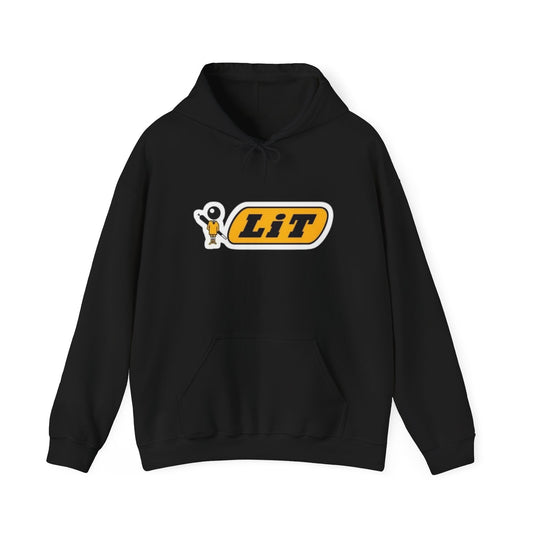 Lit Funny Meme Graphic Hoodie Unisex Heavy Blend™ Hooded Sweatshirt